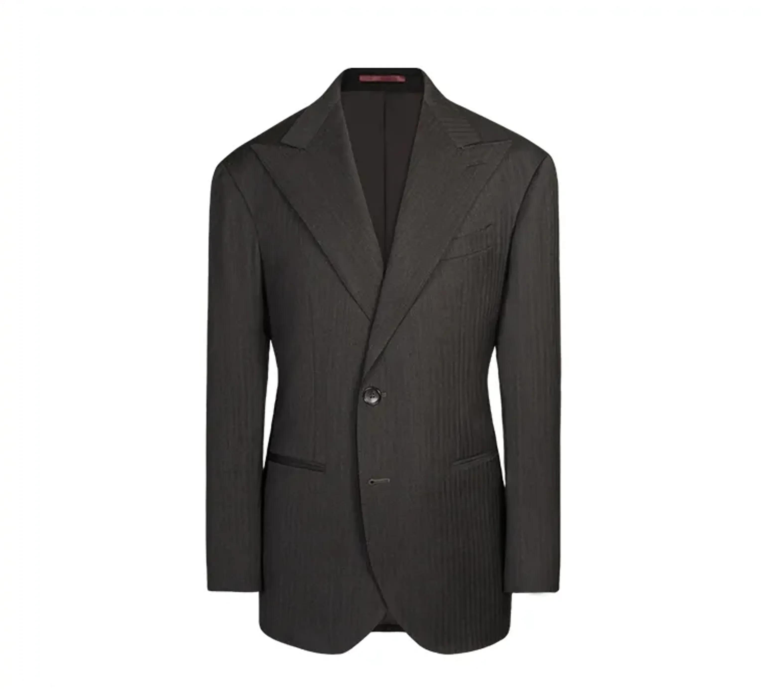 120S Pure Wool Herringbone Suit - Image 8