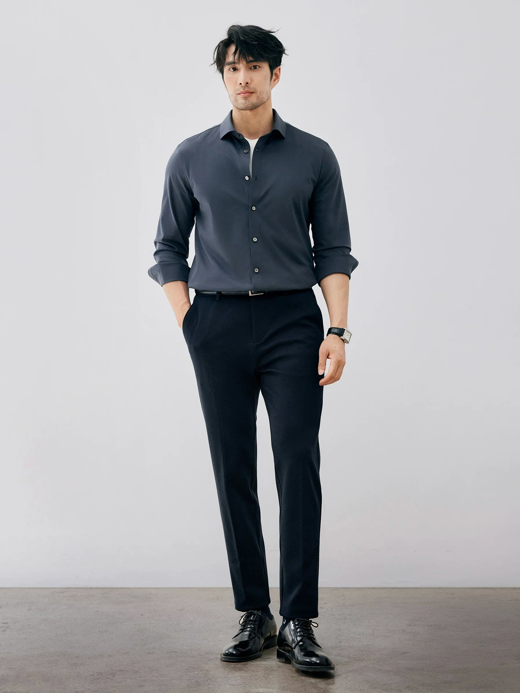 13.5 Micron Wool Knit Trousers