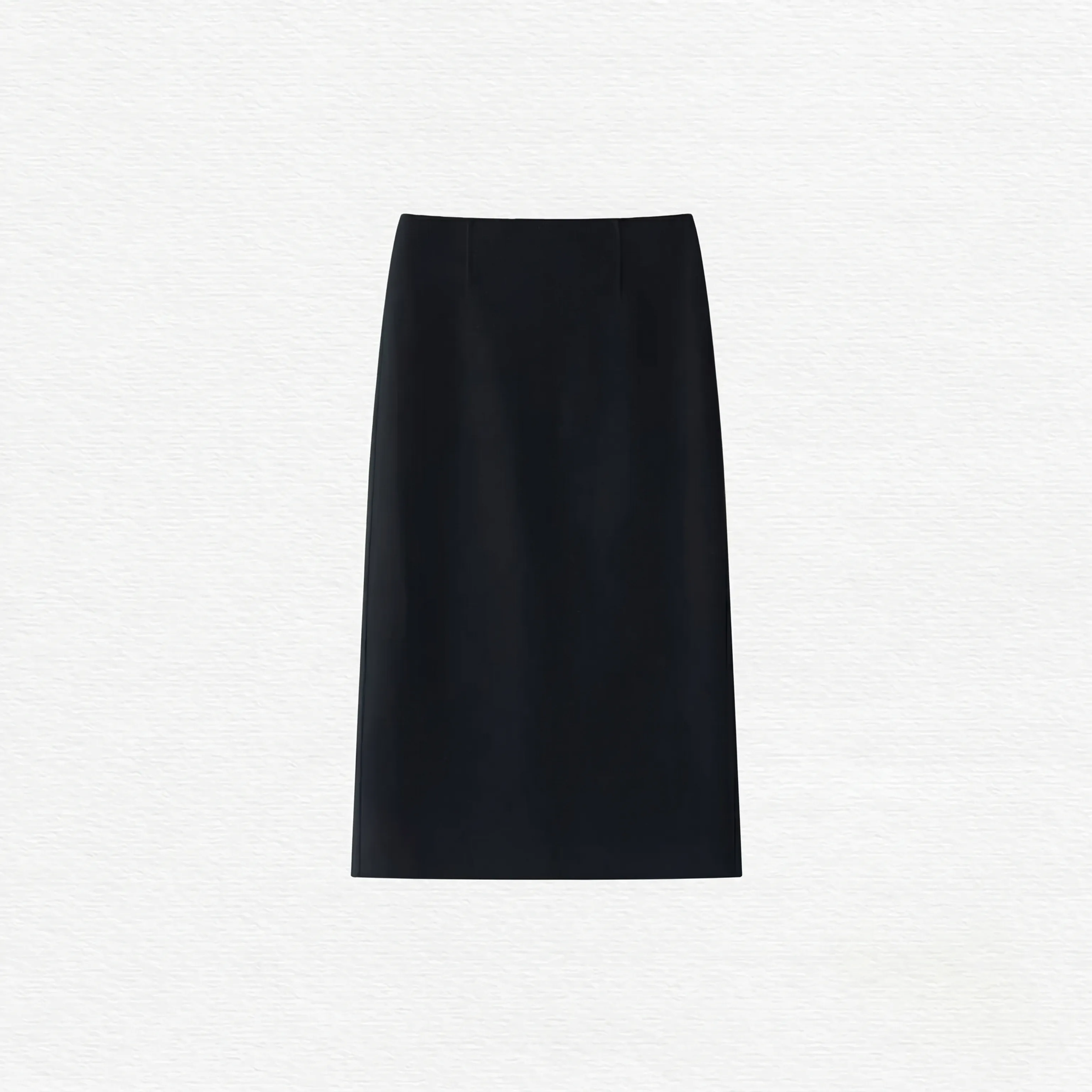 14.5-Micron Double-Faced Cashmere Straight Midi Skirt - Image 7