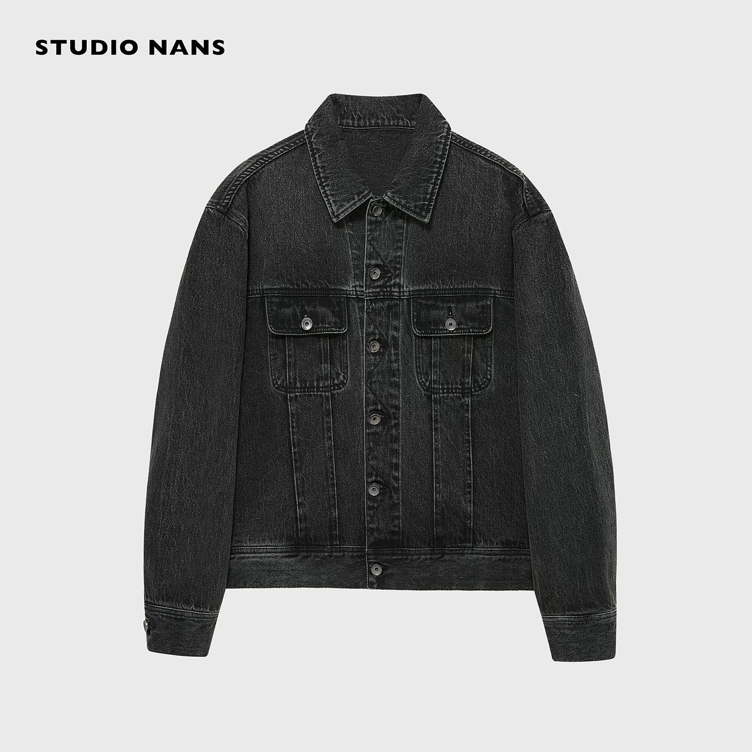 14oz ORTA Denim Cropped Trucker Jacket - Image 7