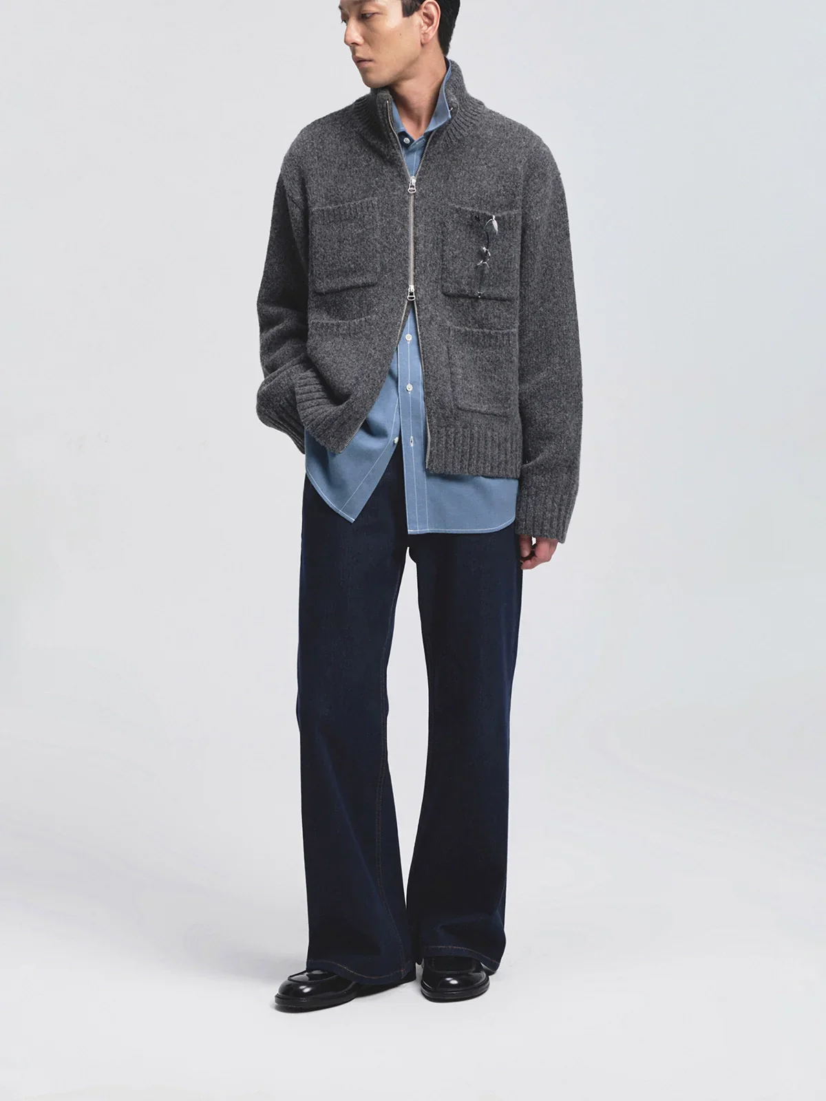 15oz Raw Stretch Bootcut Jeans - Image 3