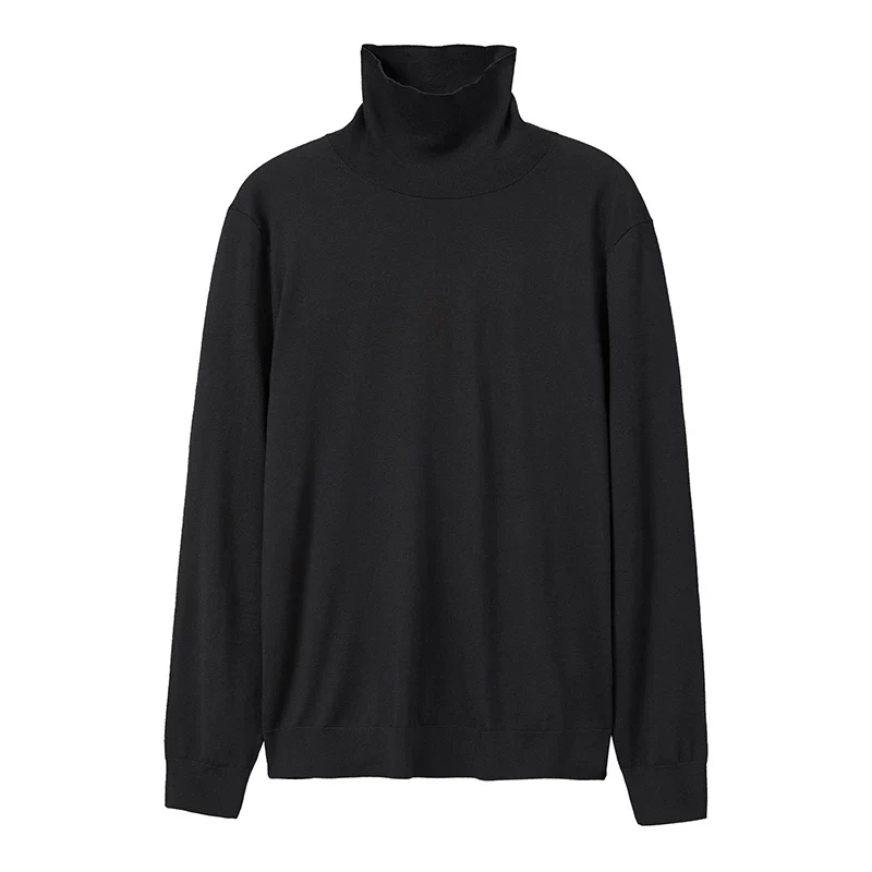 18-Gauge Wool Turtleneck Sweater - Image 5