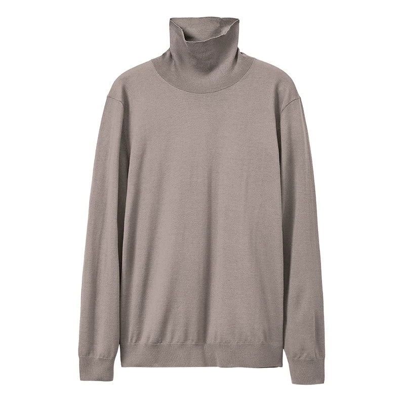 18-Gauge Wool Turtleneck Sweater - Image 7