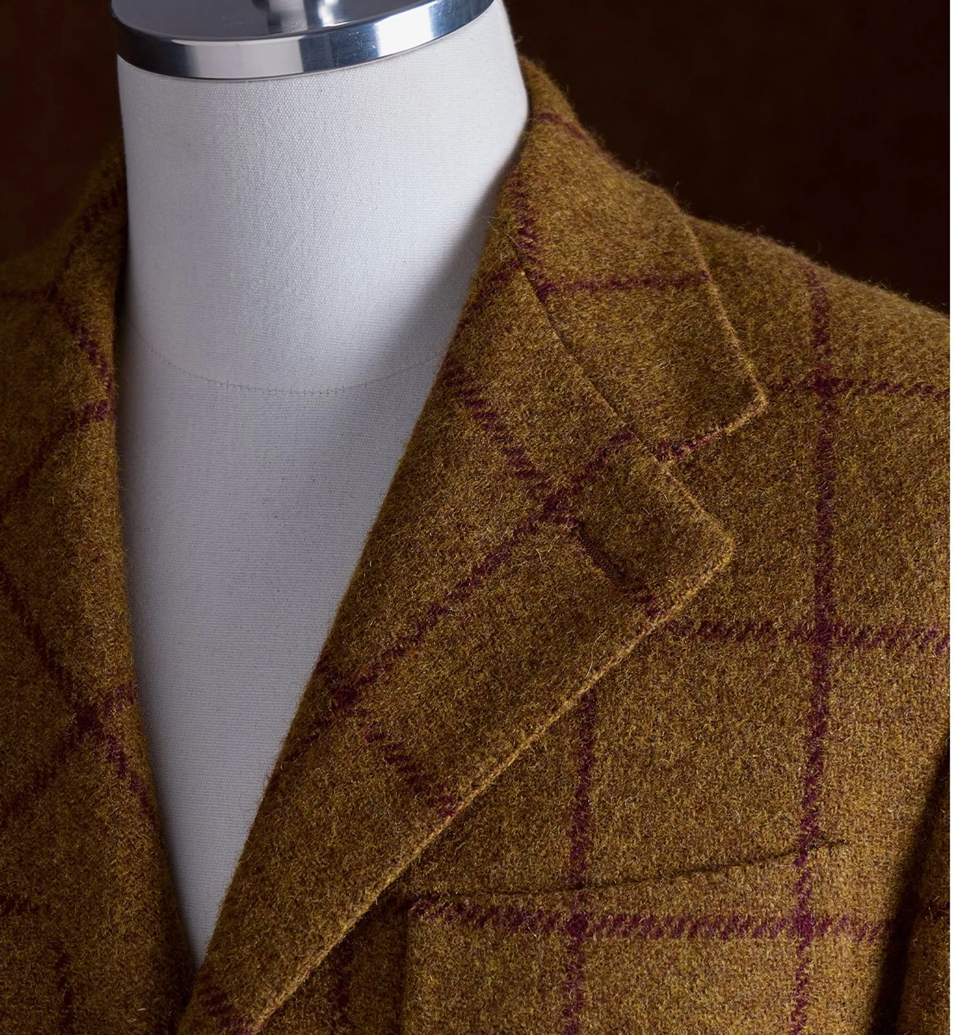 1930s Windowpane Tweed Sport Coat - Image 5