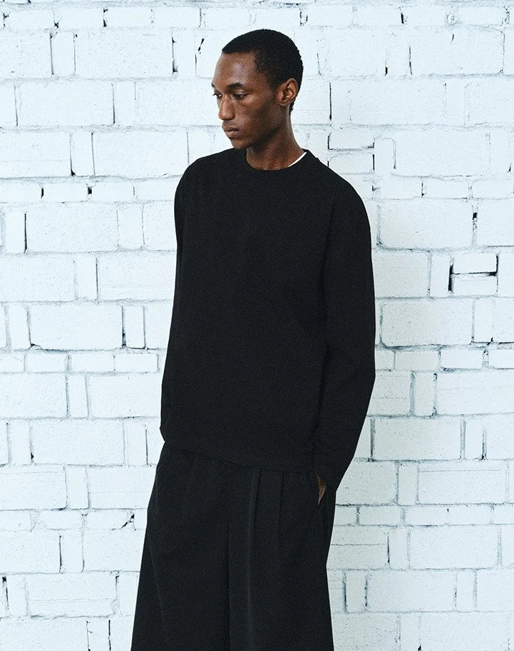 240g Oversized Long Sleeve Crewneck Tee - Image 2