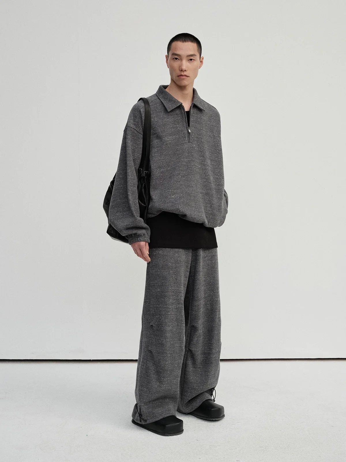 380g Cotton Wide-Leg Sweatpants