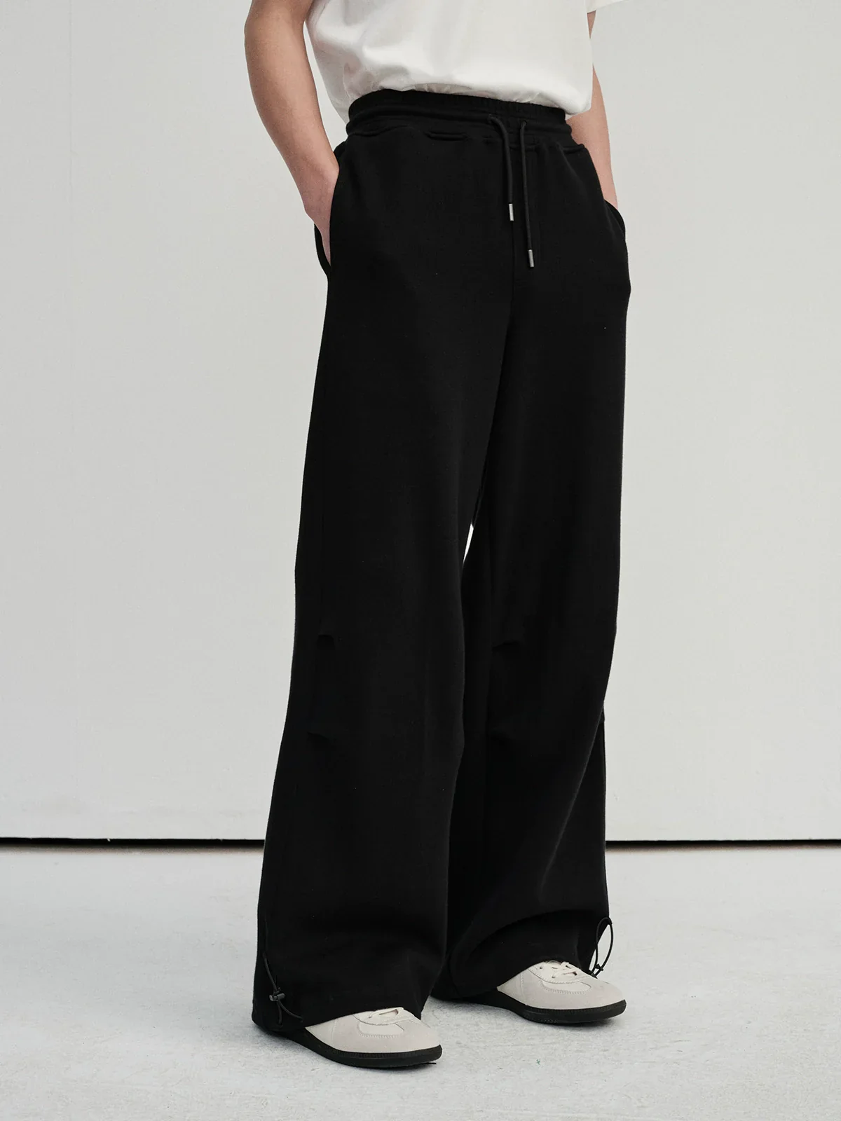 380g Cotton Wide-Leg Sweatpants - Image 2