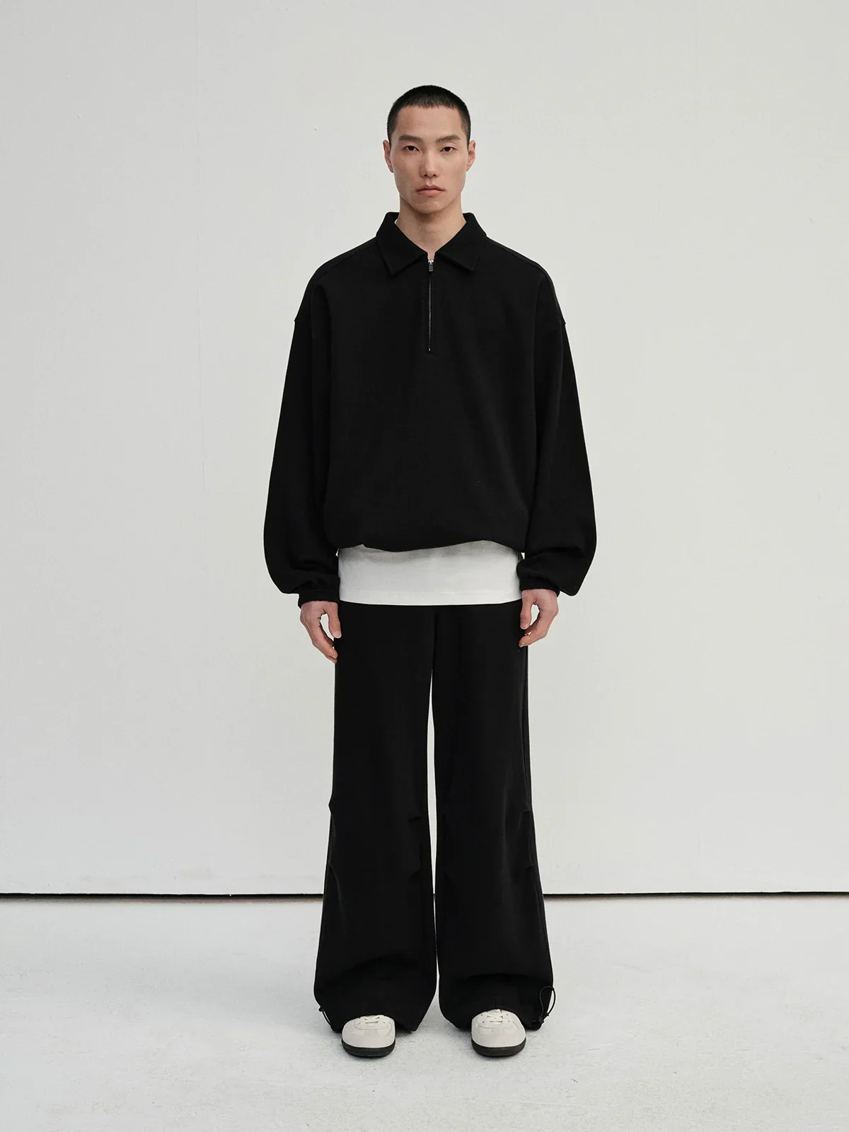 380g Cotton Wide-Leg Sweatpants - Image 3