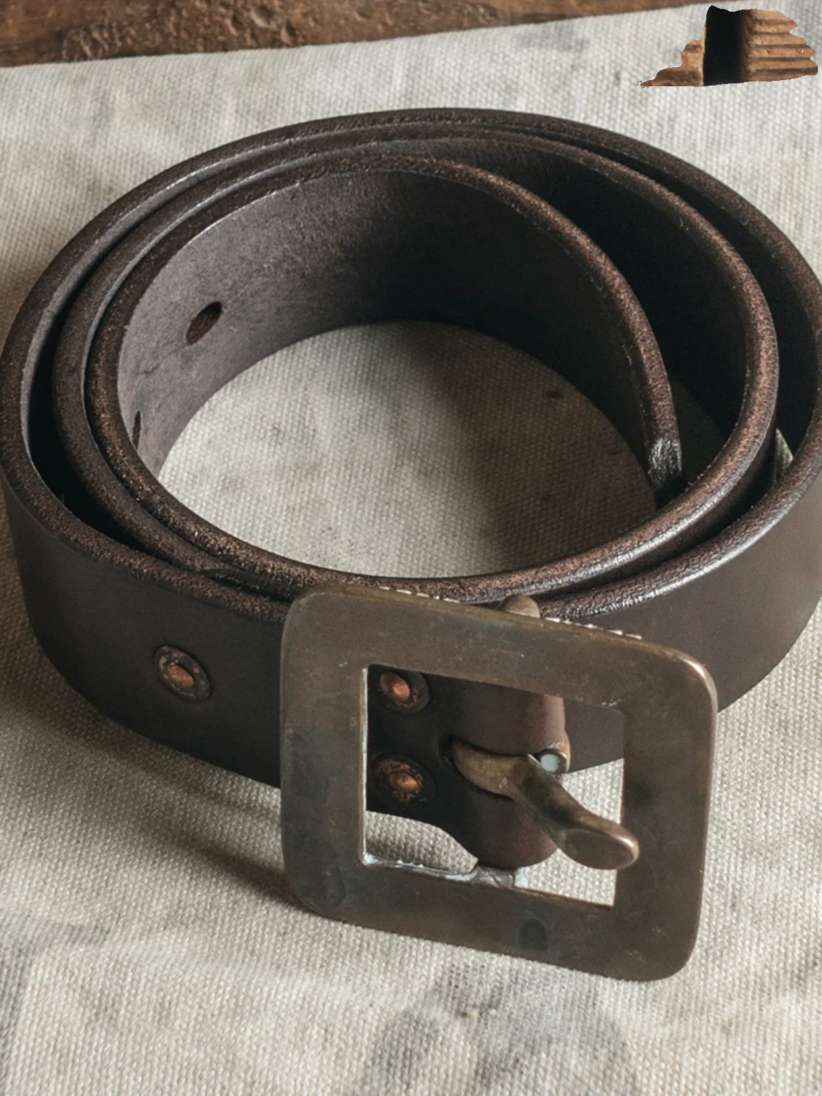 38mm Italian Leather Belt - Image 5