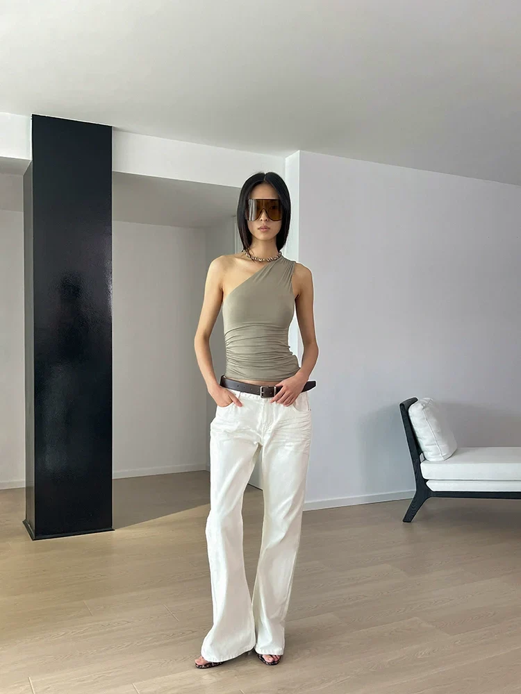 3D Crease Bootcut Trousers - Image 3