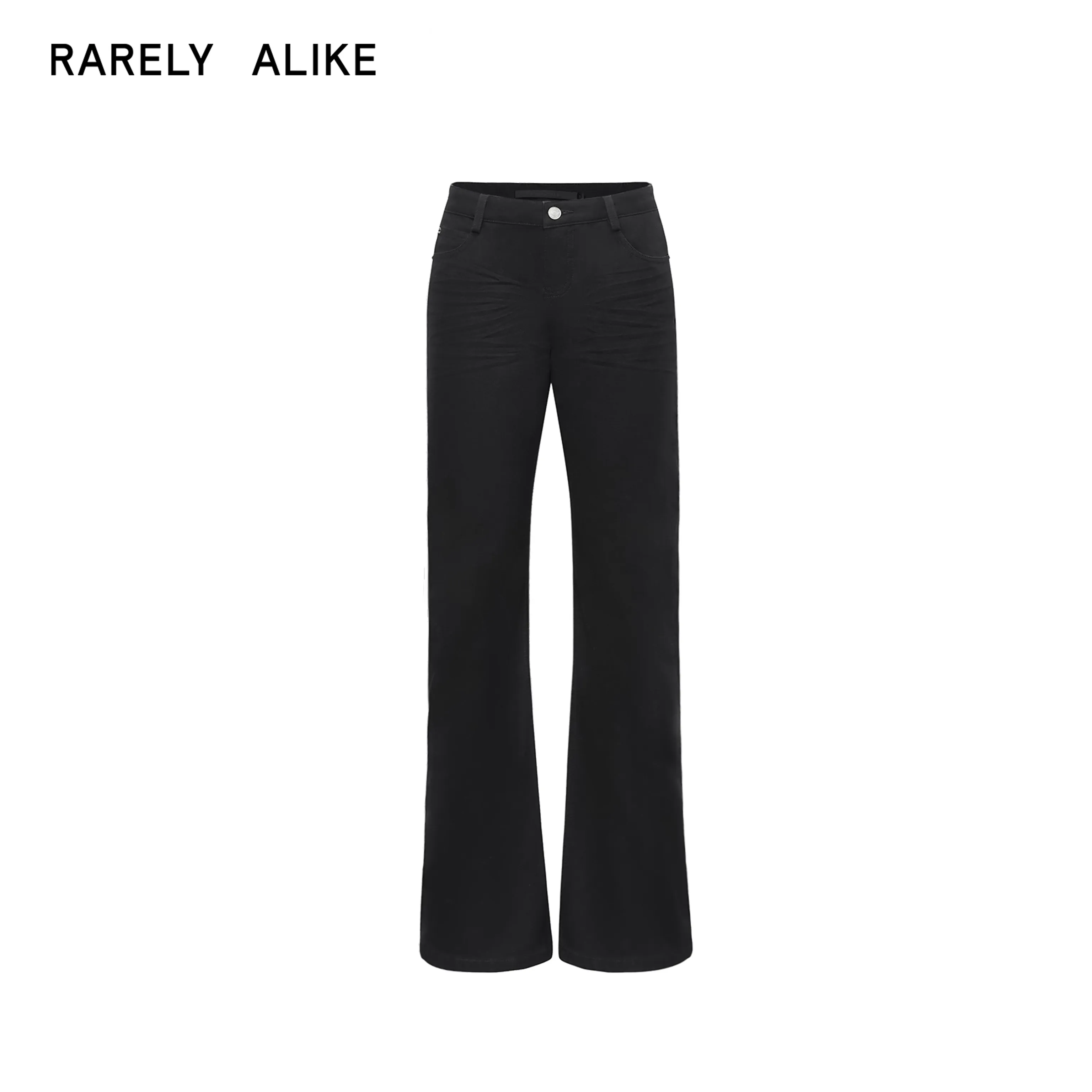3D Crease Bootcut Trousers - Image 7
