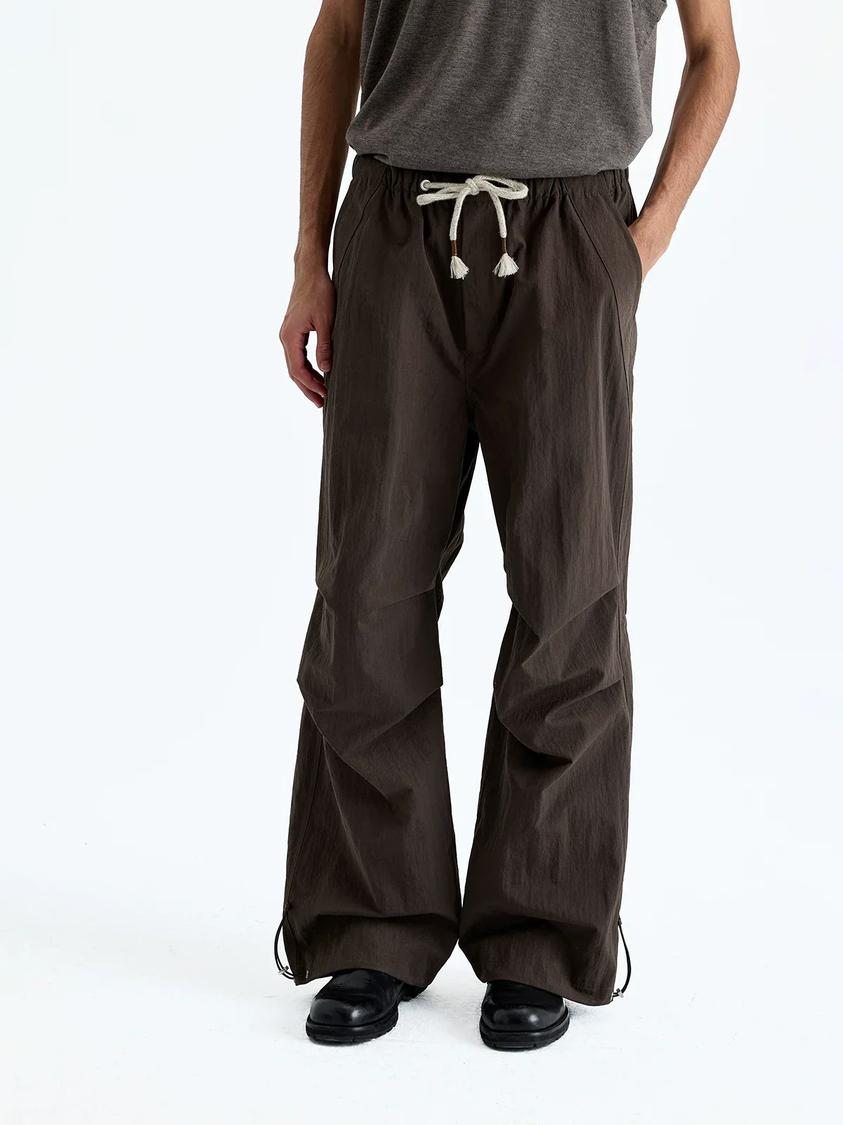 3D Pleated Paratrooper Pants - Image 2