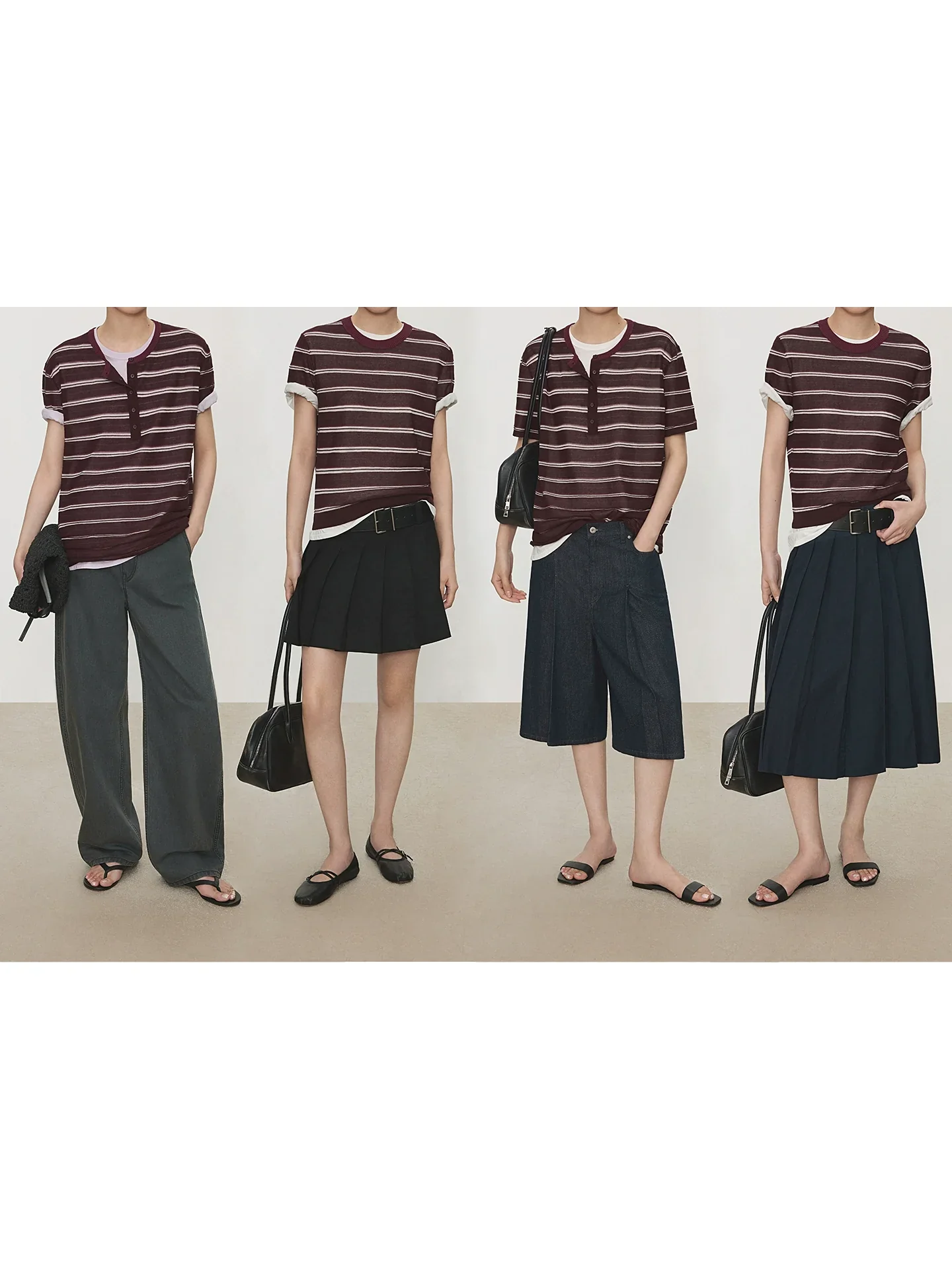 3DStripeCoolCottonKnitTee - Image 4
