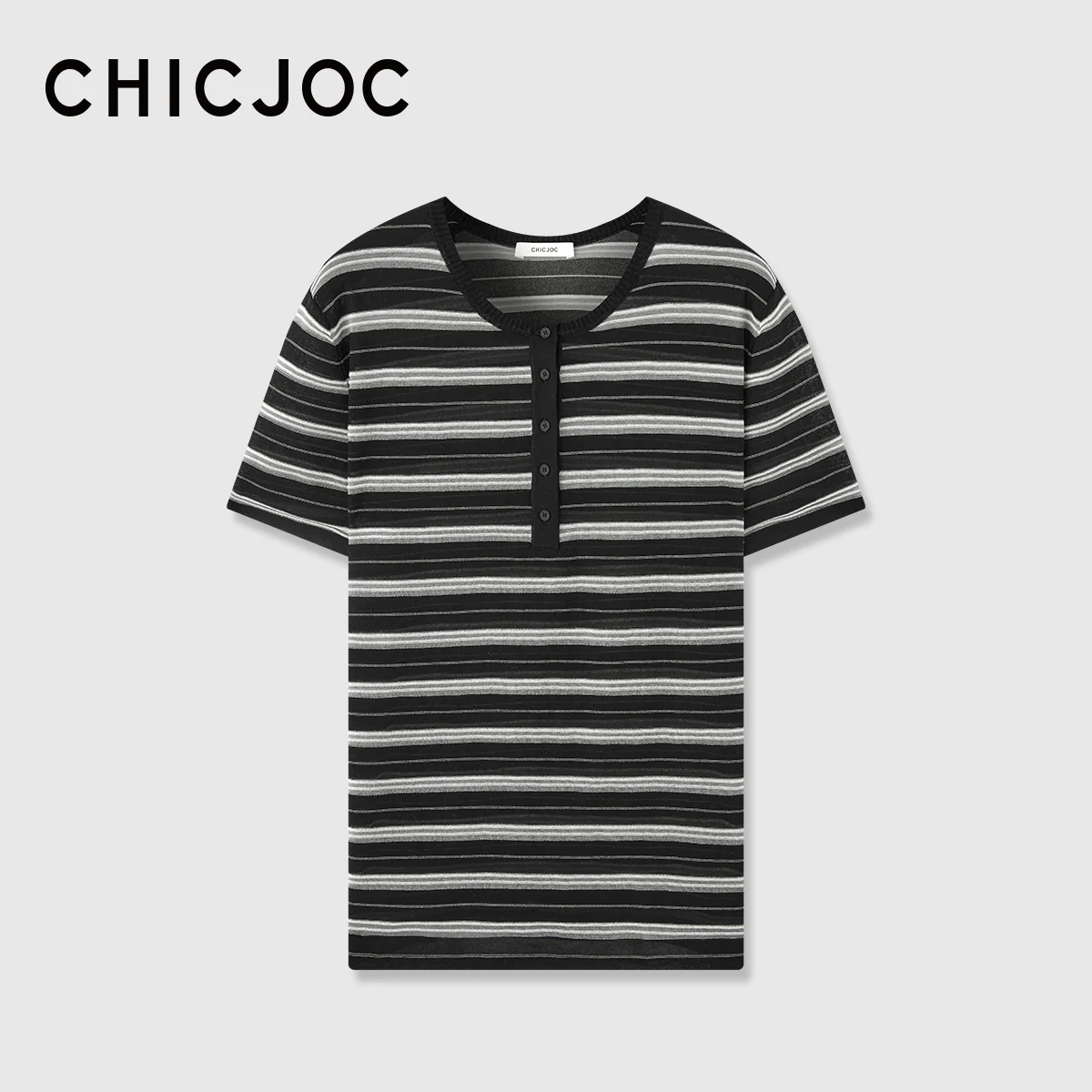 3DStripeCoolCottonKnitTee - Image 6