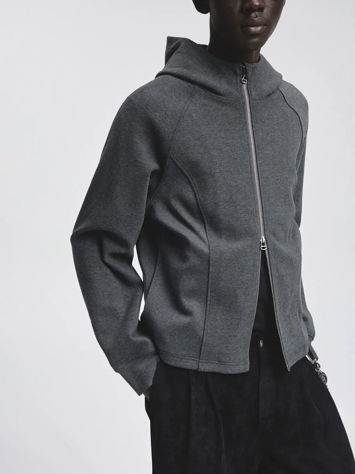 410g Terry Raglan Zip Hoodie - Image 2