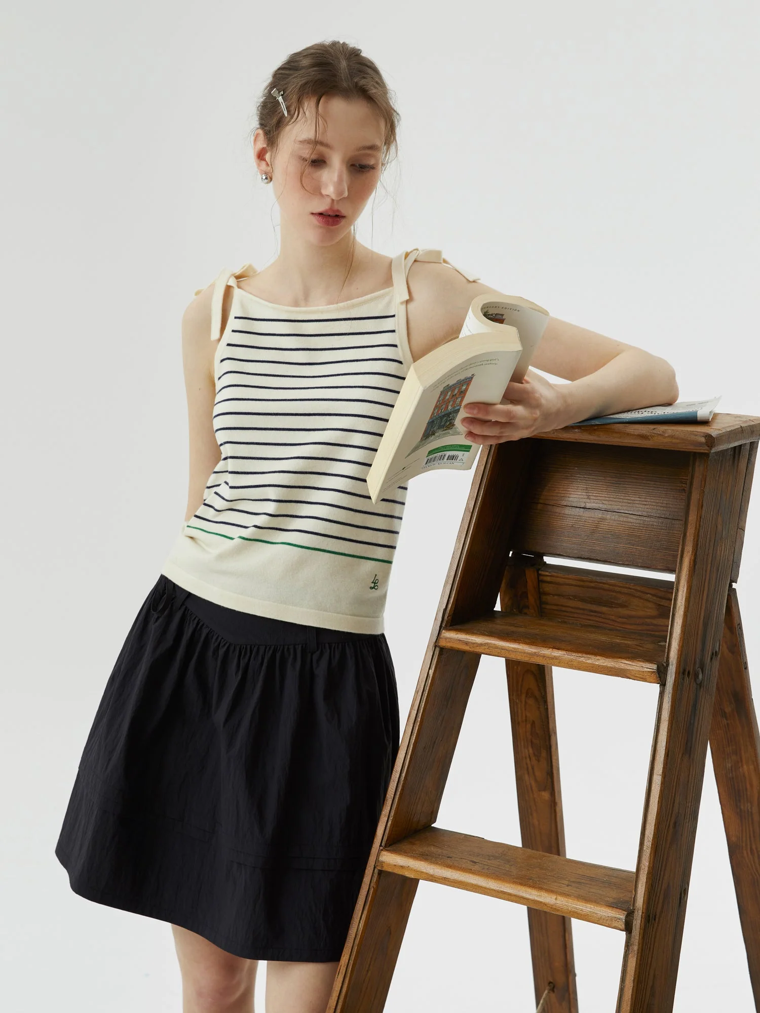 A-Line High Waist Skirt - Image 2