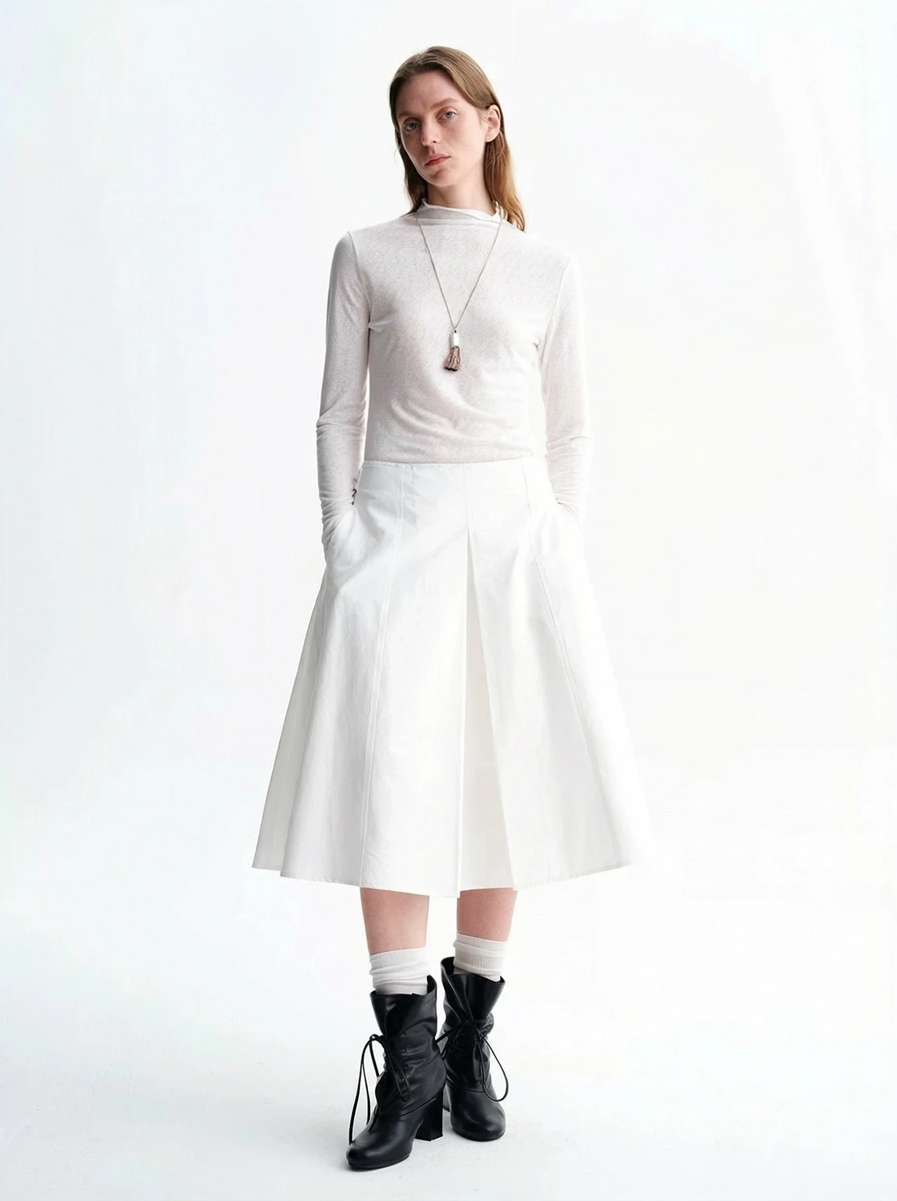 A-Line Midi Skirt - Image 6