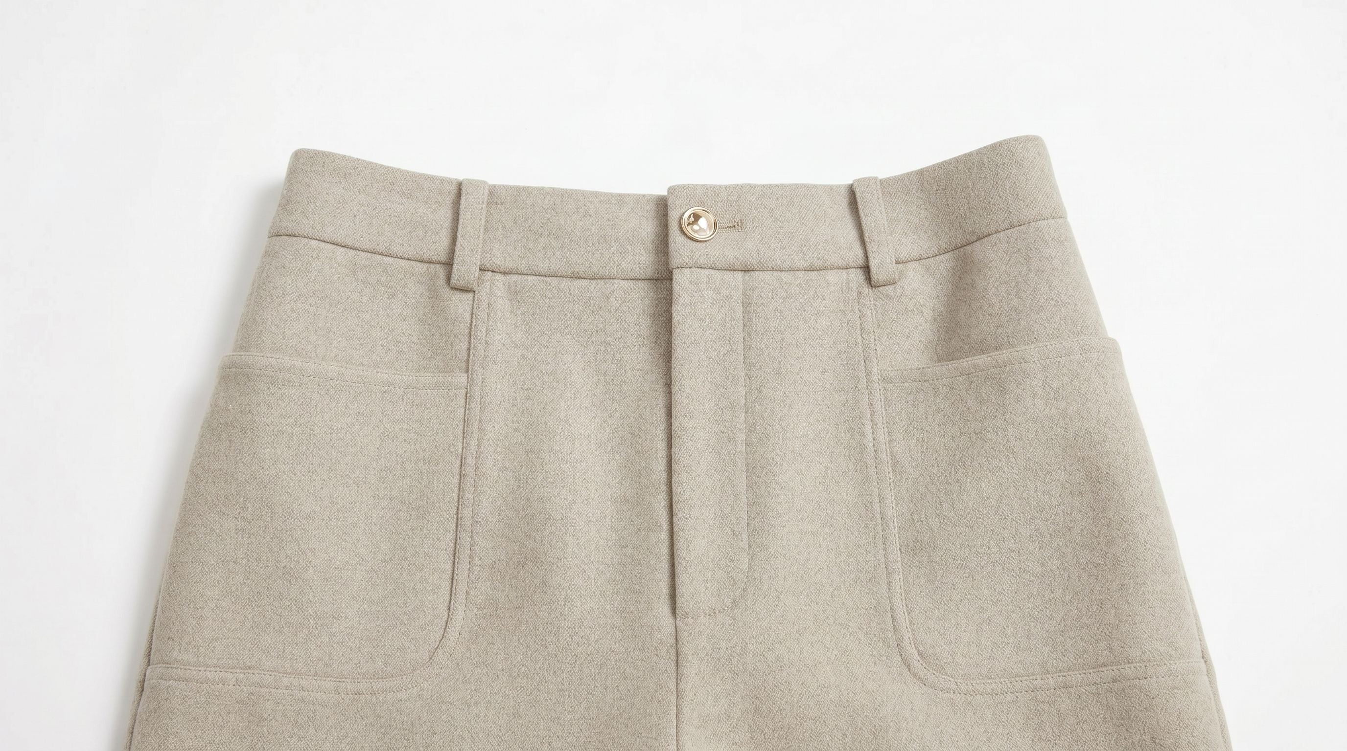 A-Line Wool Shorts