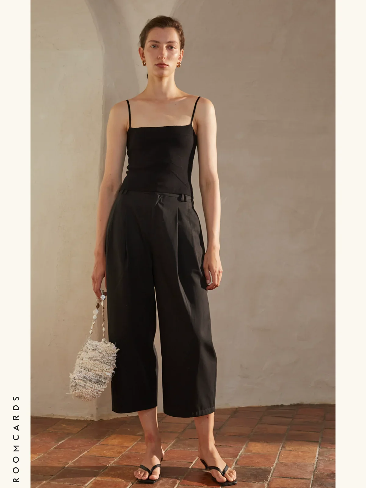 Abstract Floral Knit Camisole - Image 4