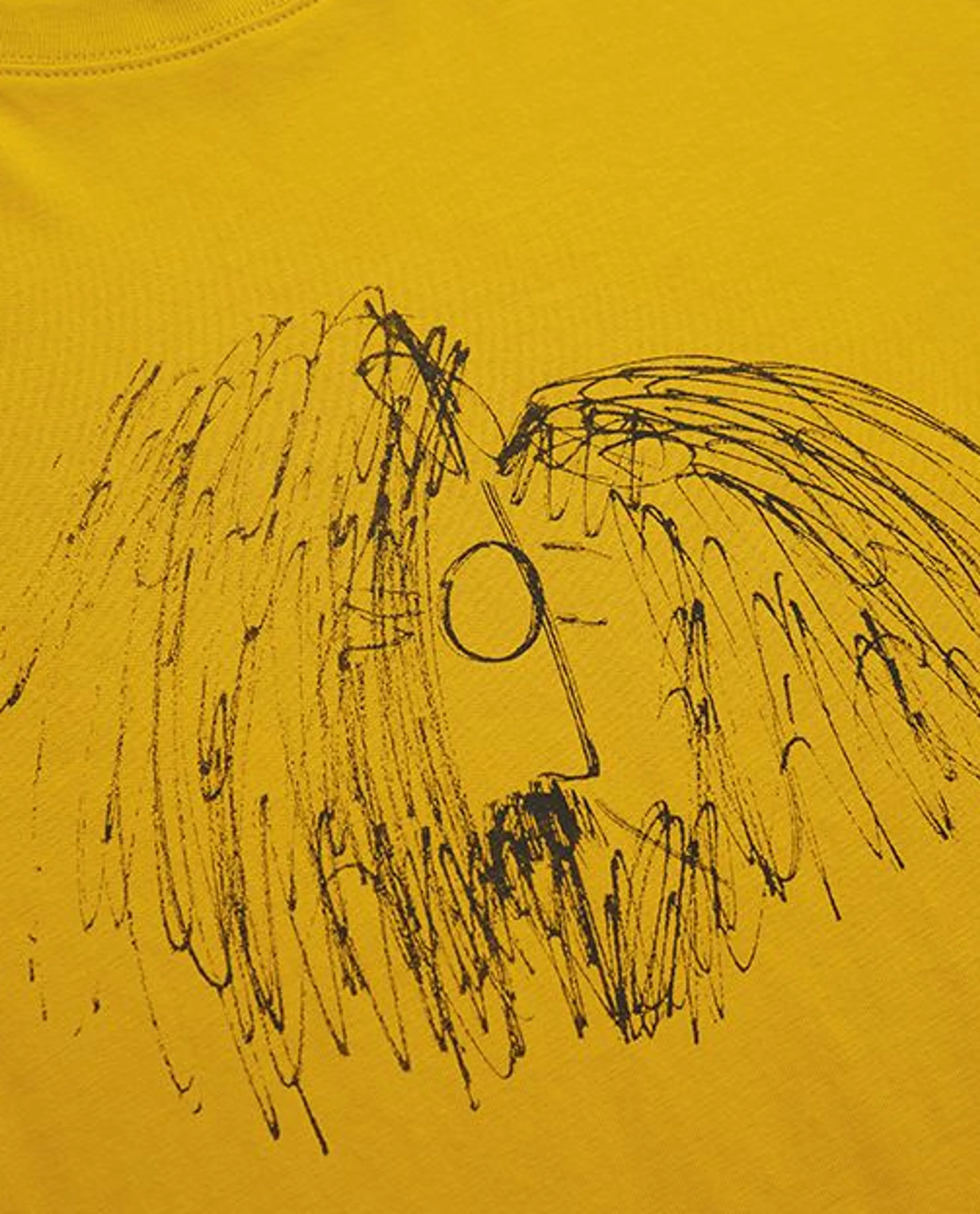 Abstract Sketch Cotton T-Shirt - Image 5