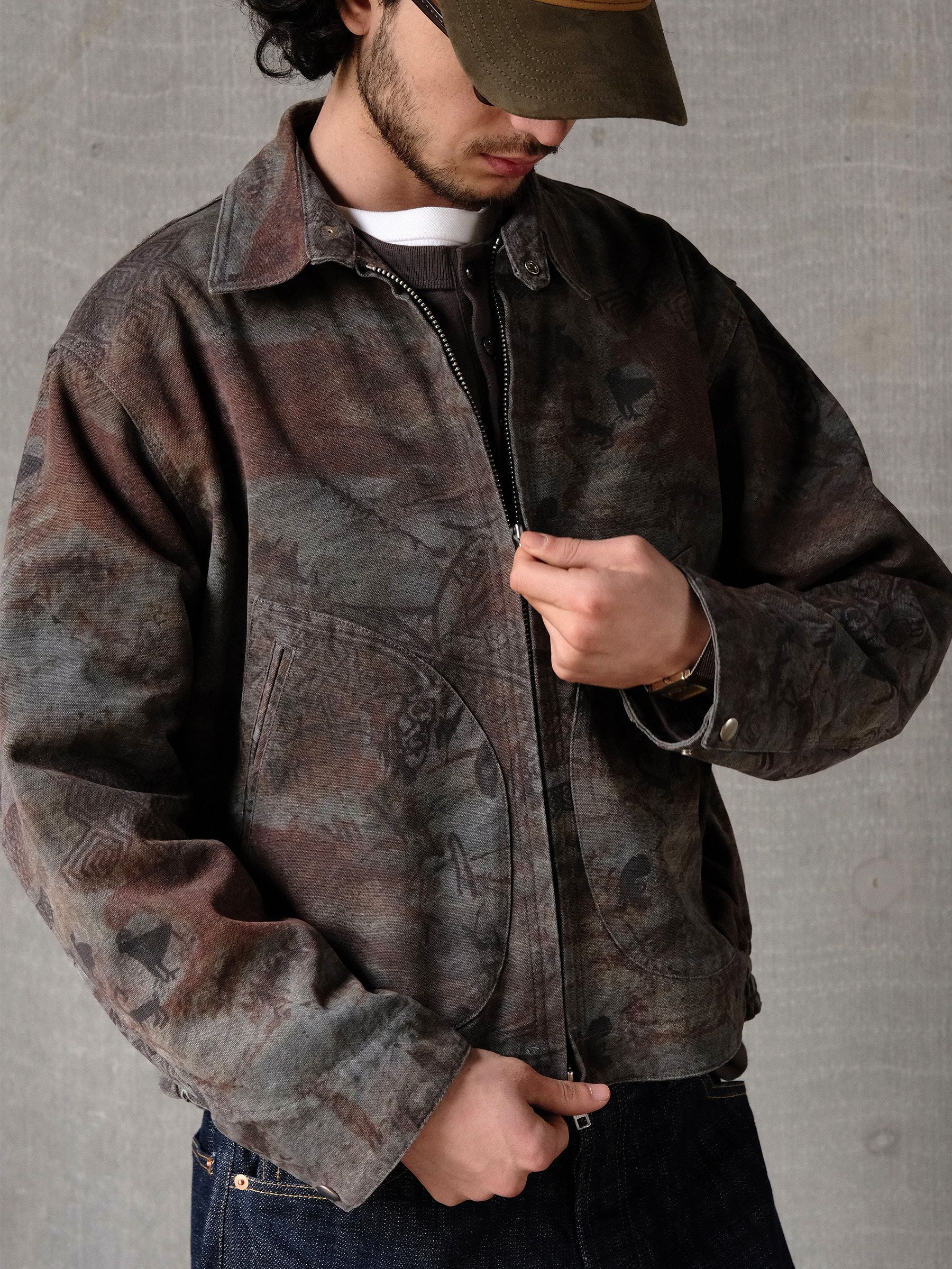 Abstract Zip Jacket