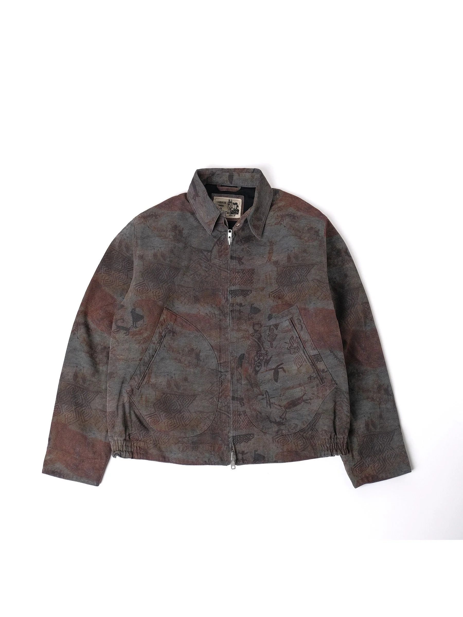Abstract Zip Jacket - Image 5
