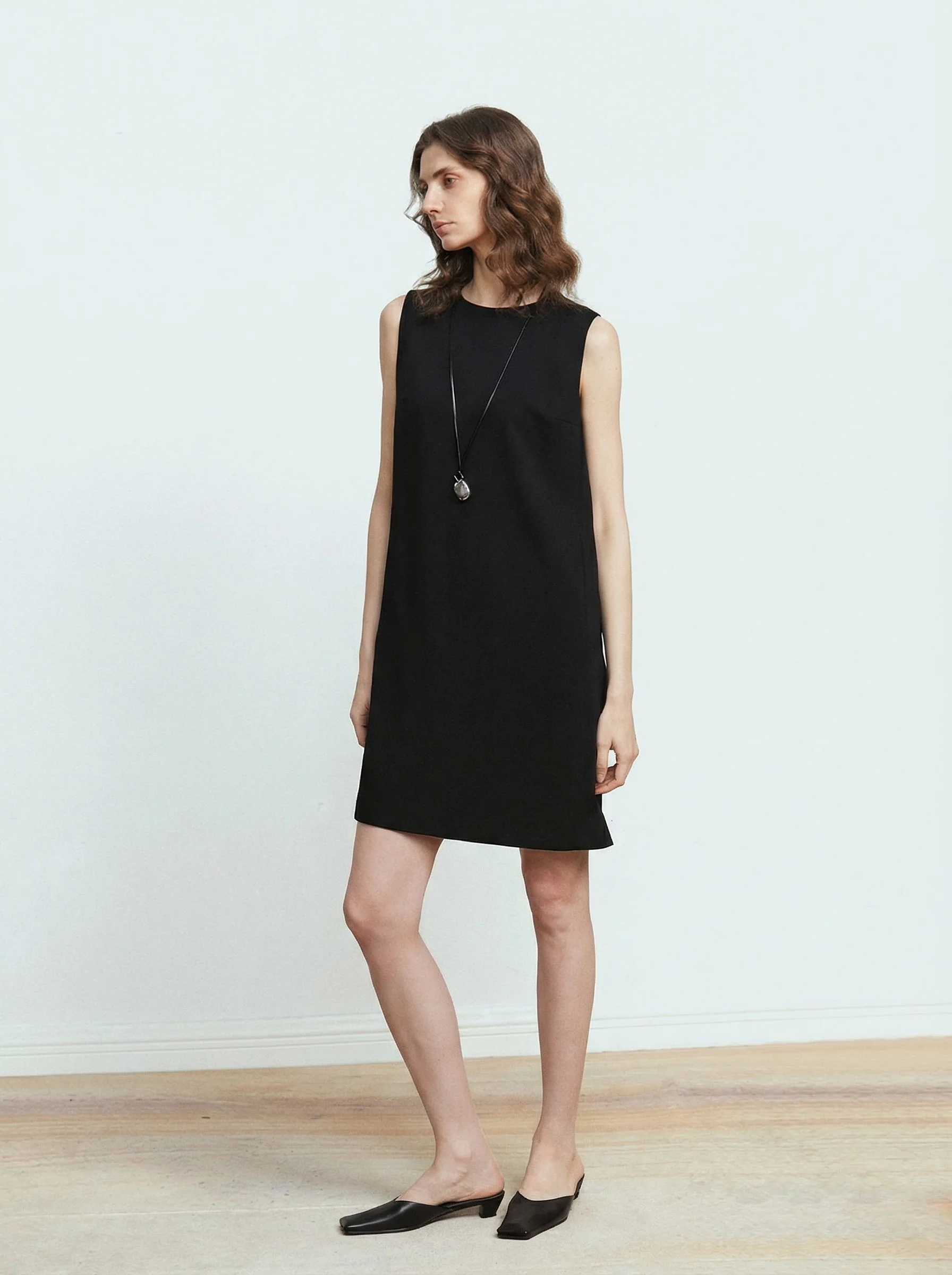 Acetate Shift Dress - Image 3
