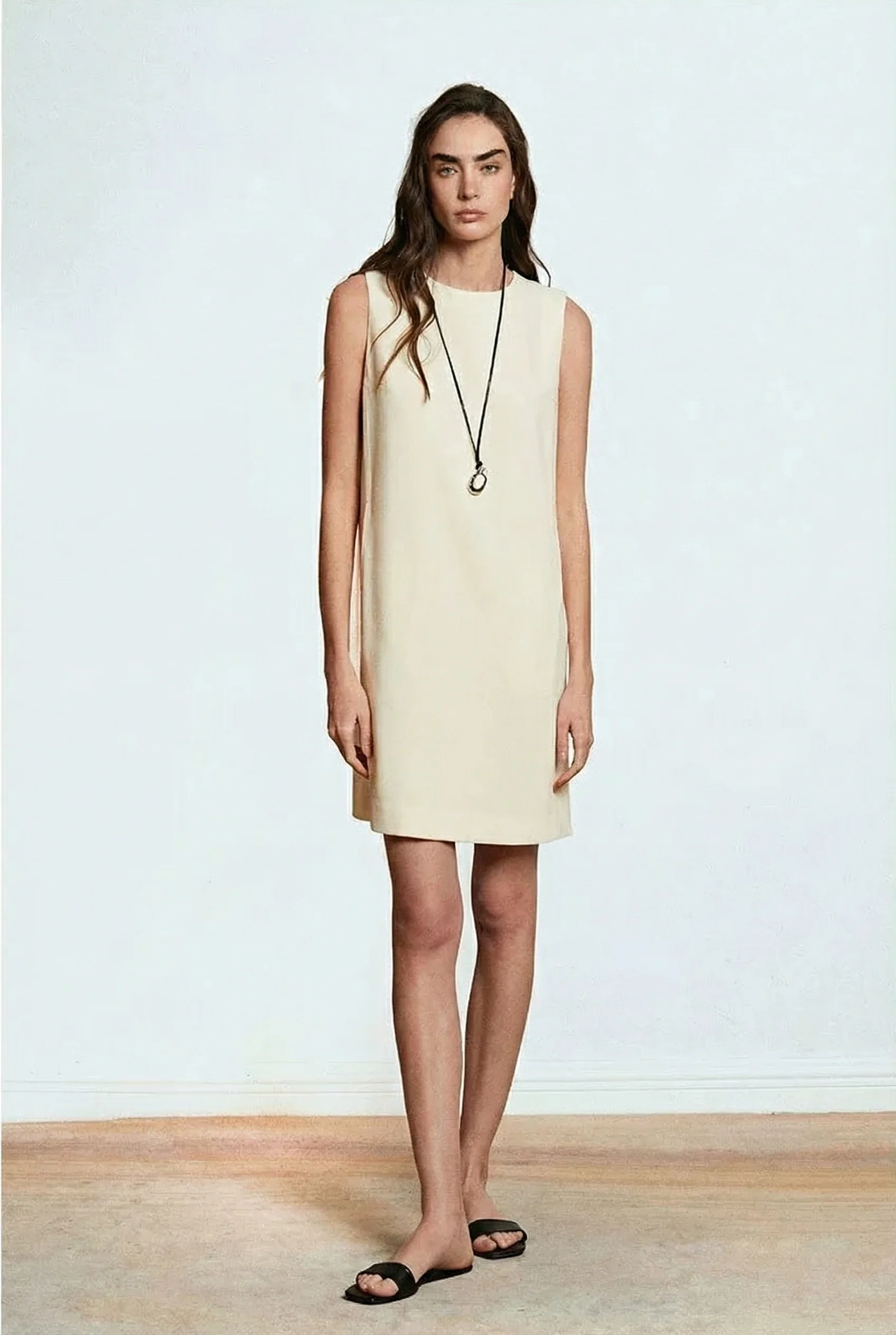 Acetate Shift Dress - Image 6