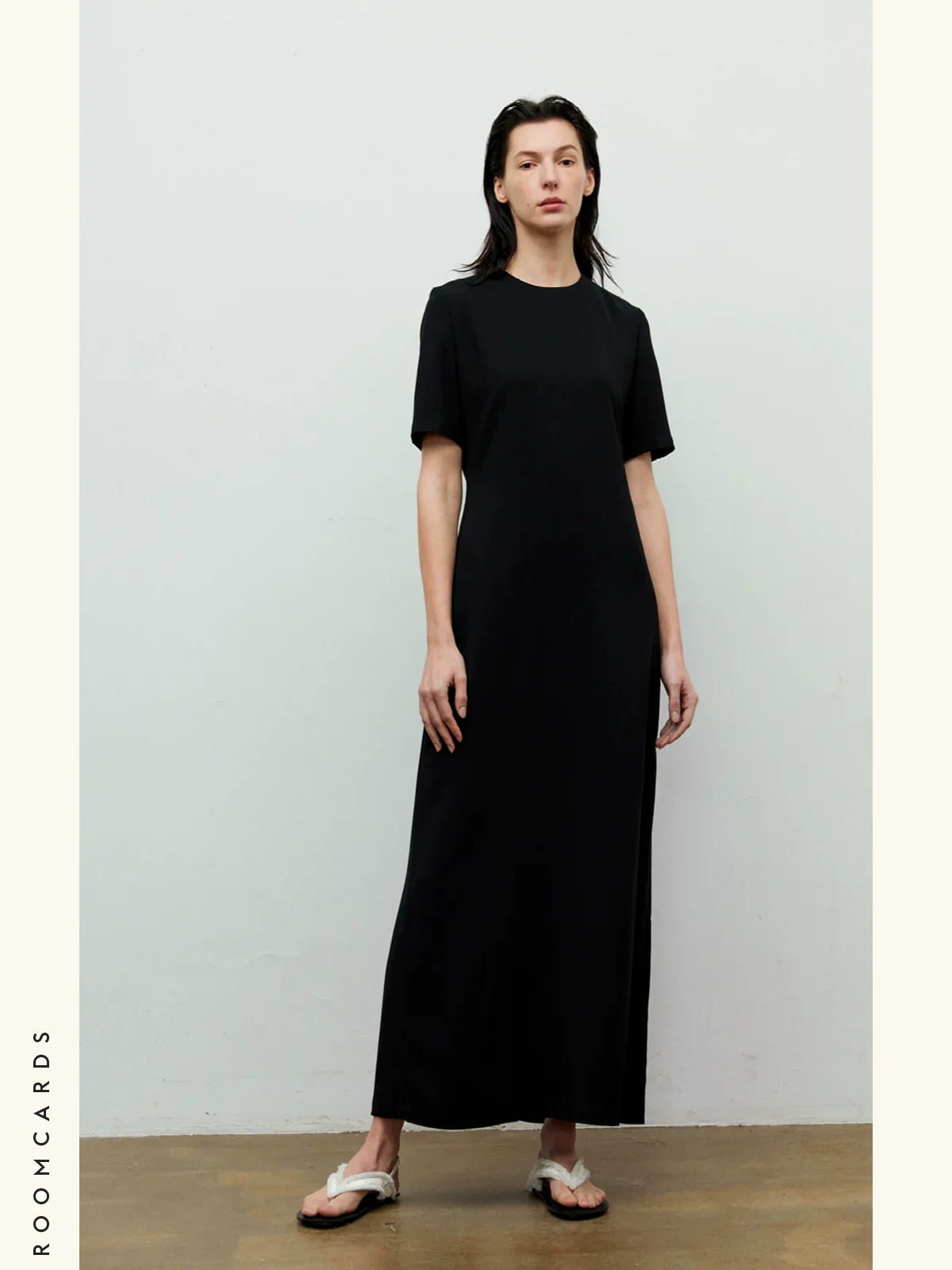 Acetate Short-Sleeve Midi Dress - Image 4