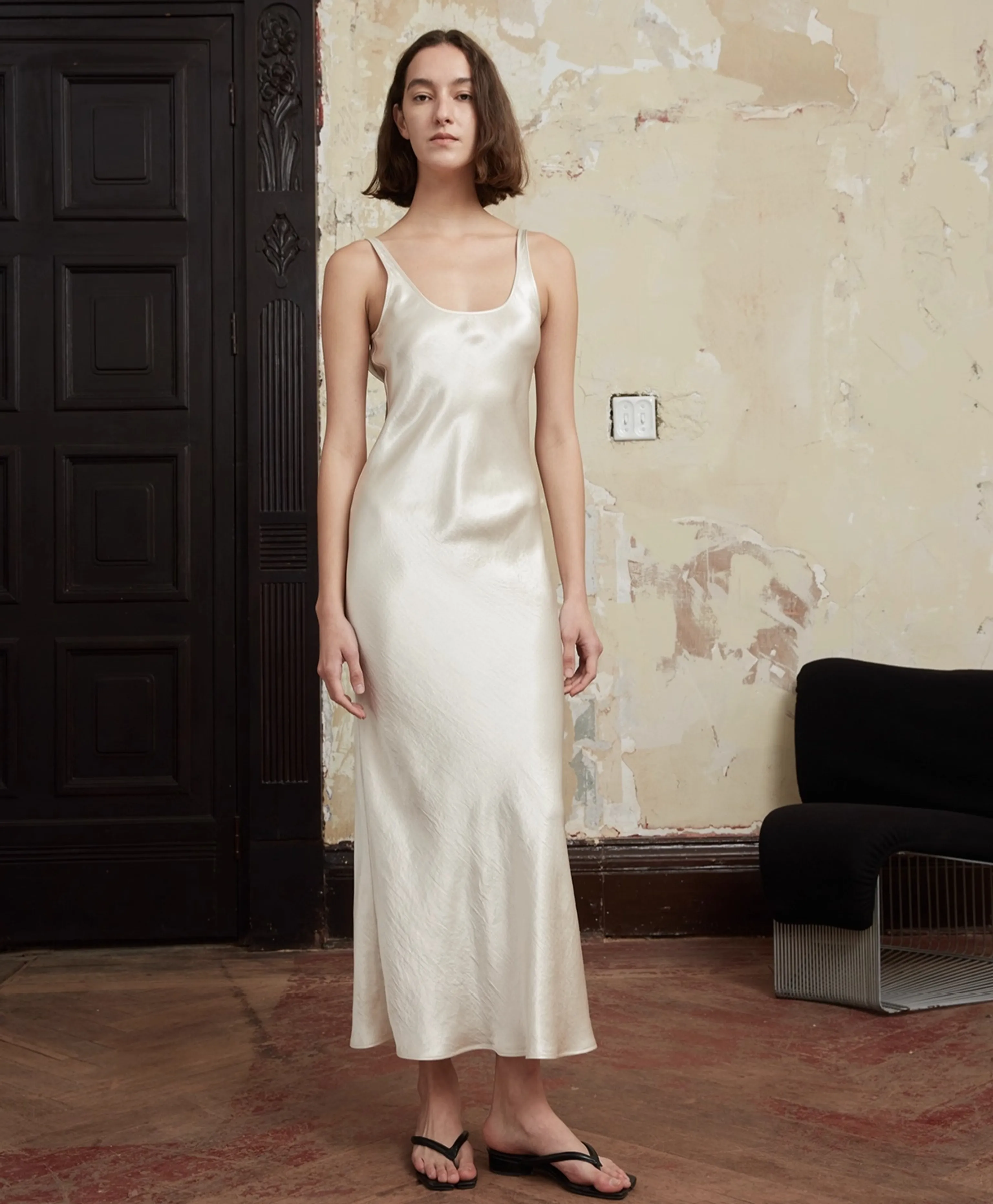 Acetate Slip Dress