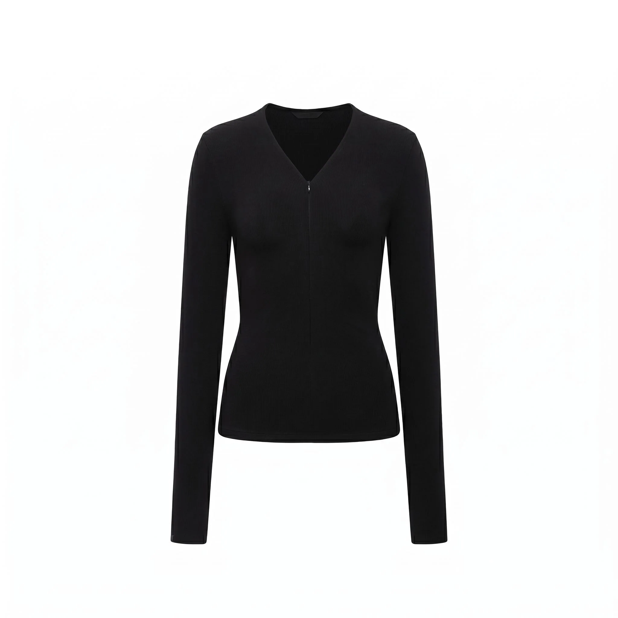 Adjustable V‑Neck Knit Top - Image 7