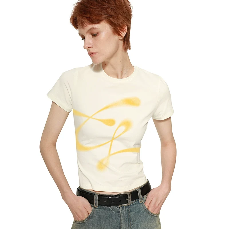 Airbrushed Swirl Slim T-Shirt - Image 7