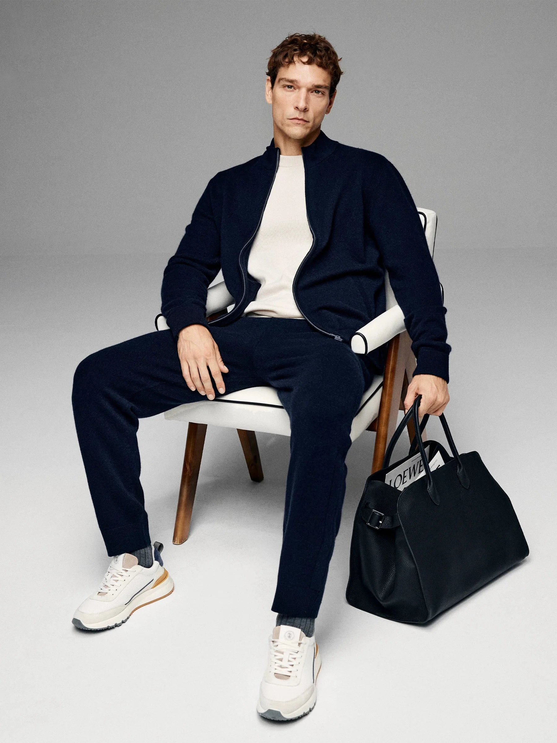 Alashan Cashmere Knit Joggers - Image 2