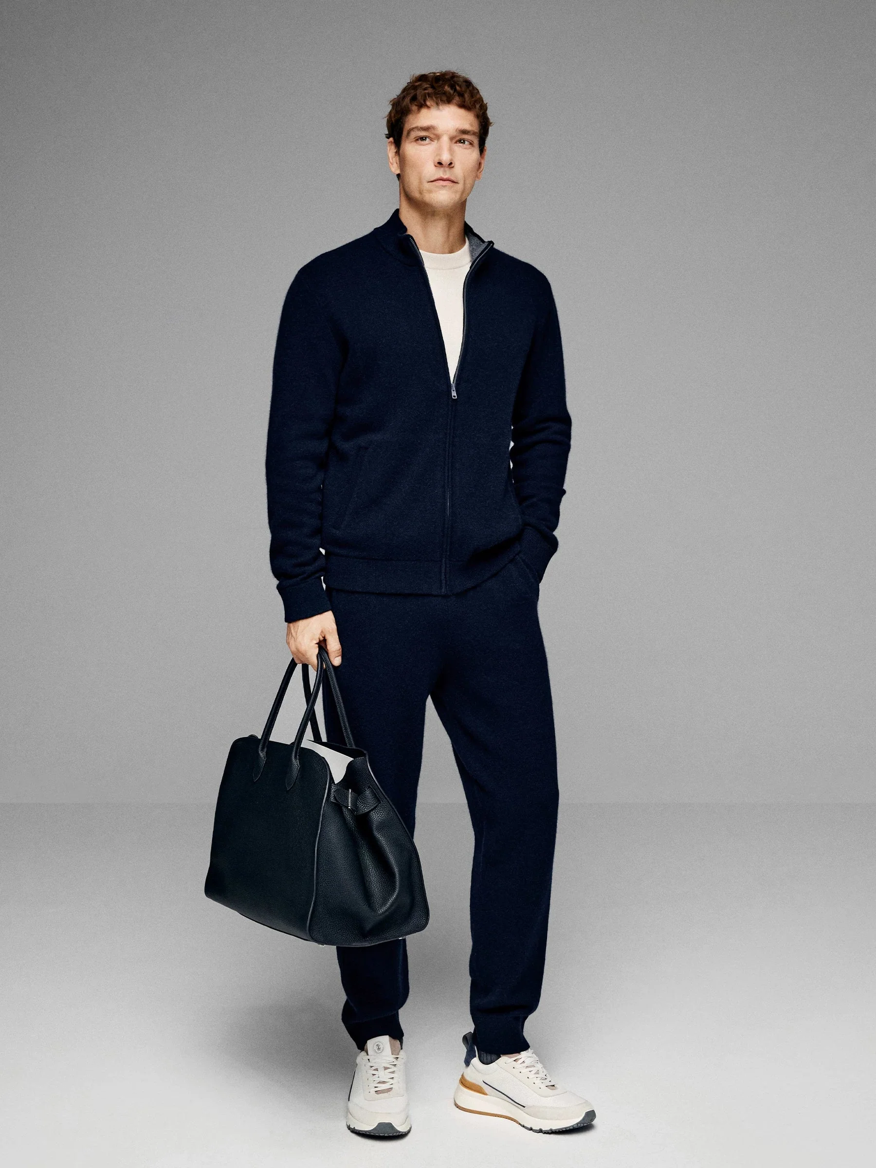 Alashan Cashmere Zip Cardigan - Image 3