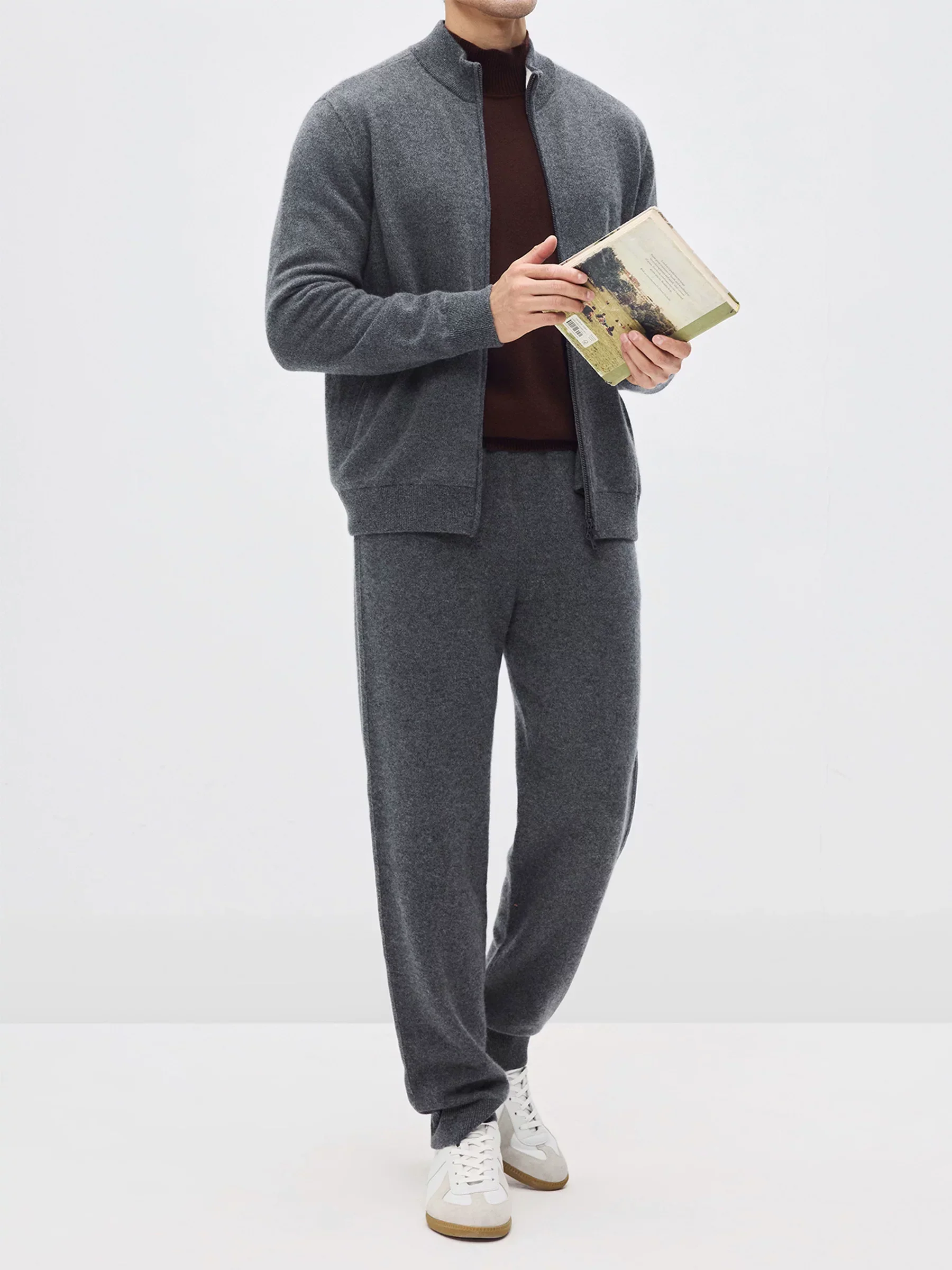 Alashan Cashmere Zip Cardigan - Image 4