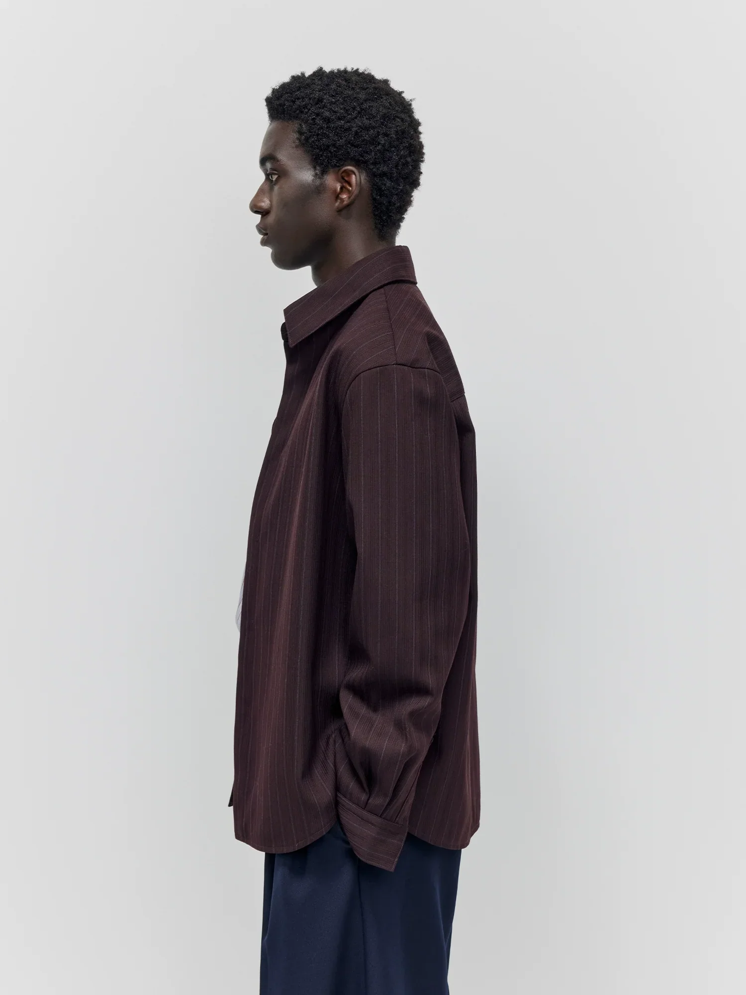 Albert Wool-Blend Pinstripe Jacket - Image 3