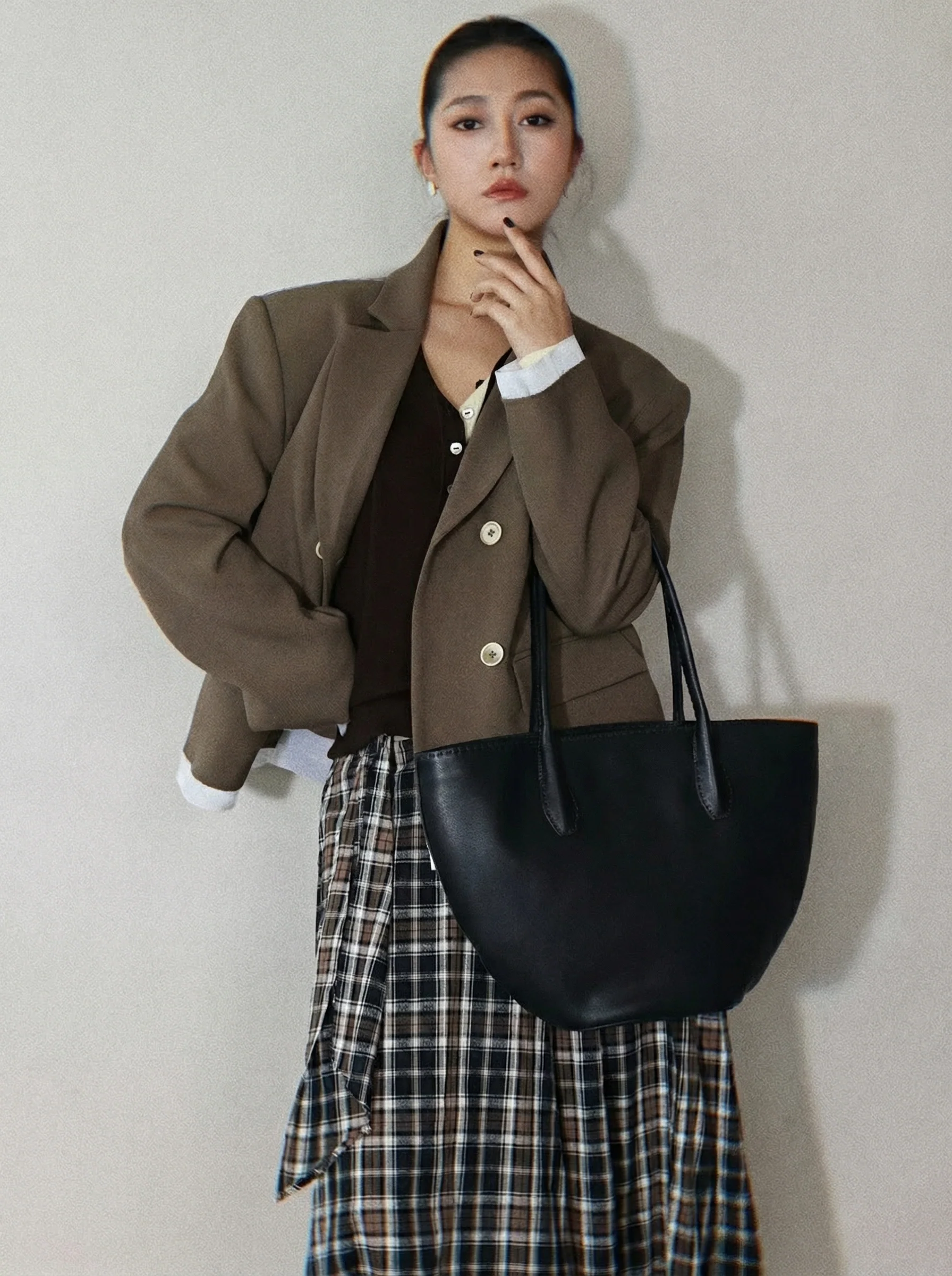 Alger Italian Saddle Leather Tote - Image 2