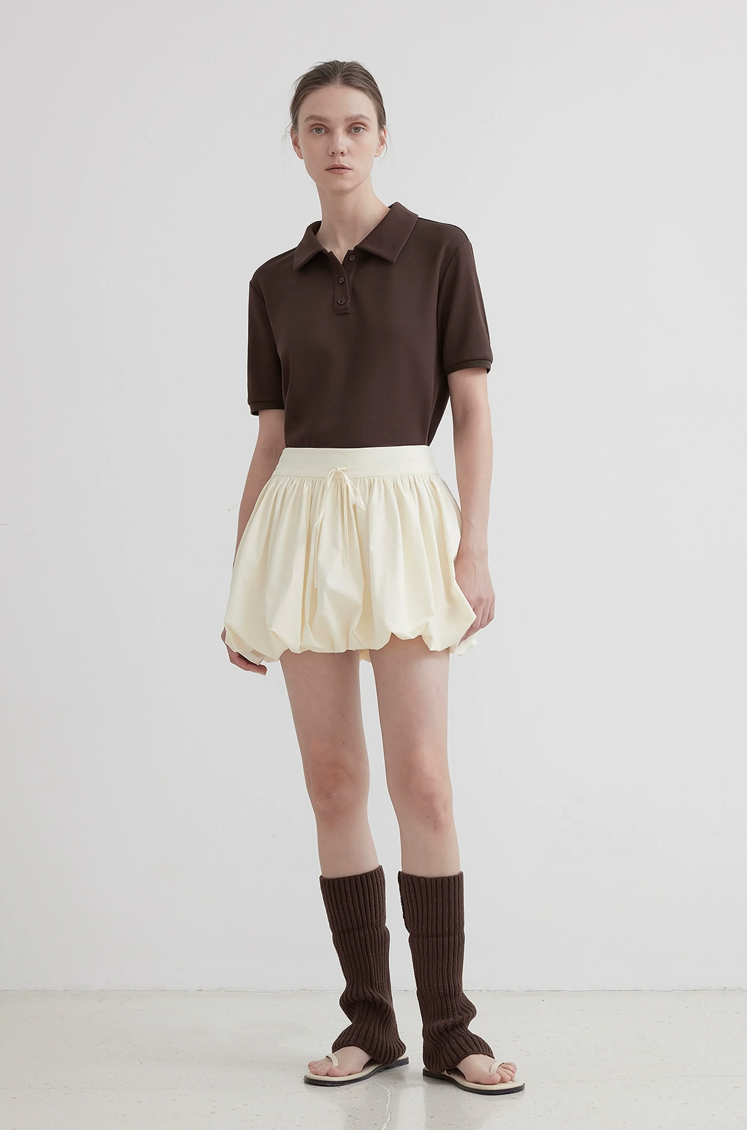Alice A-Line Bubble Mini Skirt - Image 3