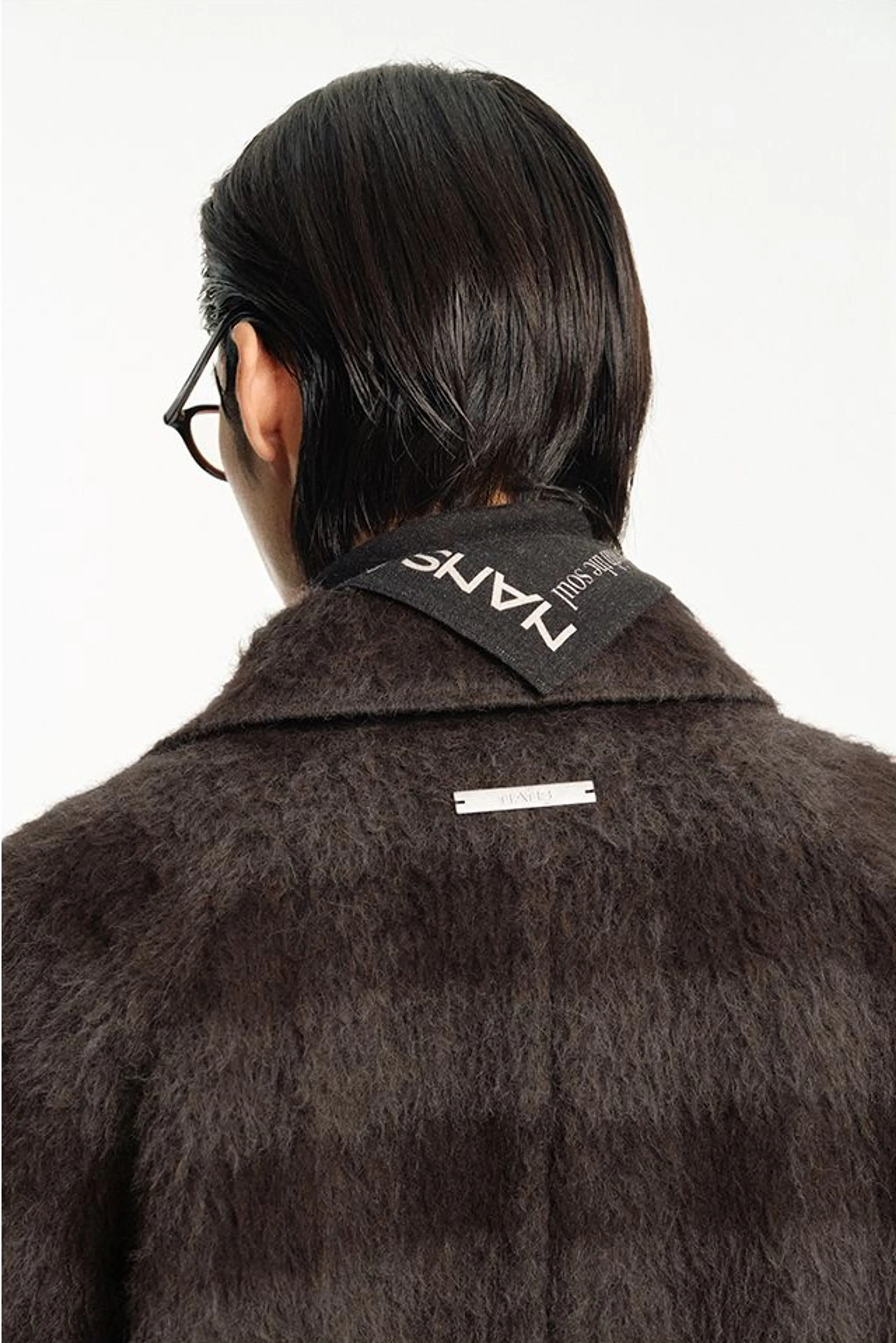 Alpaca Mohair Plaid Coat - Image 8