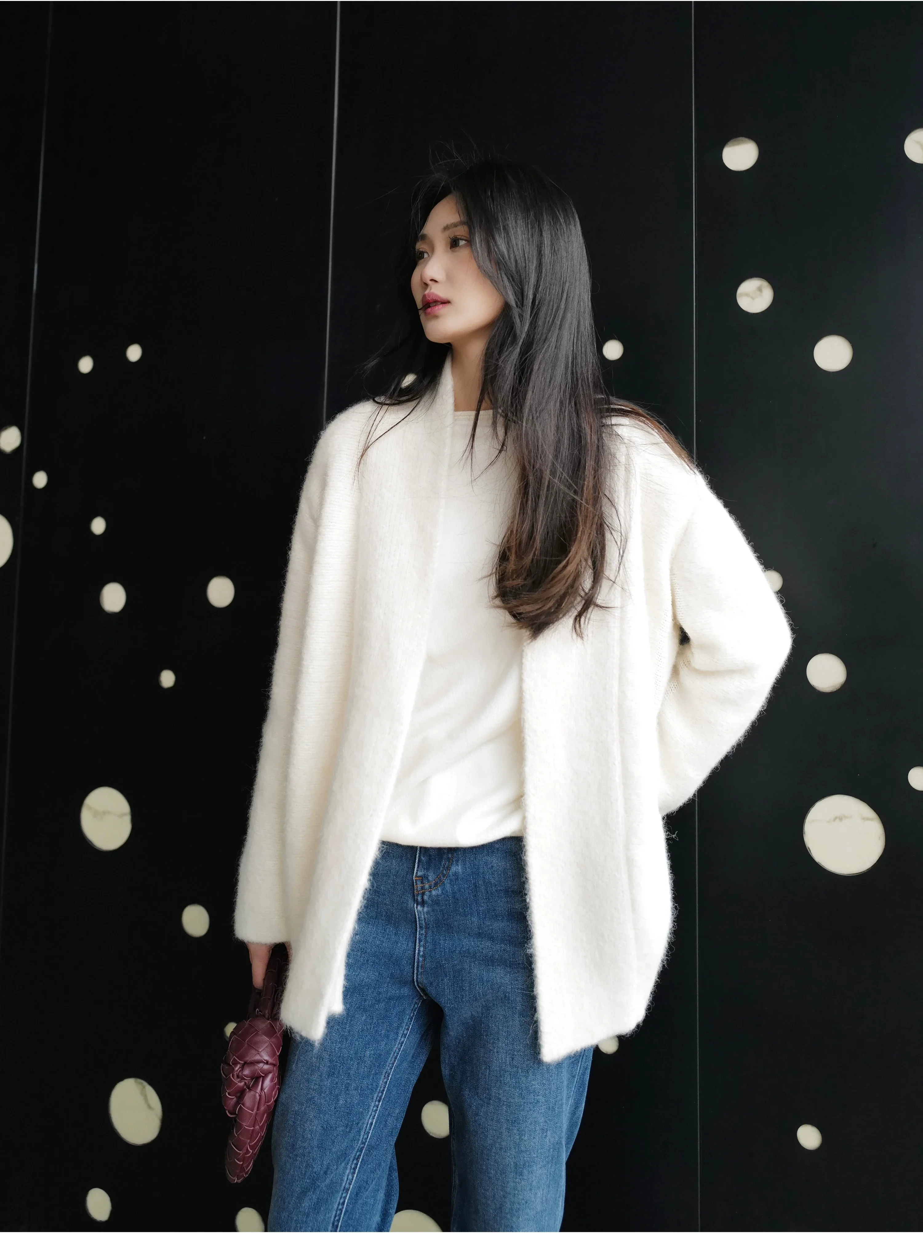 Alpaca Wool Cardigan - Image 2