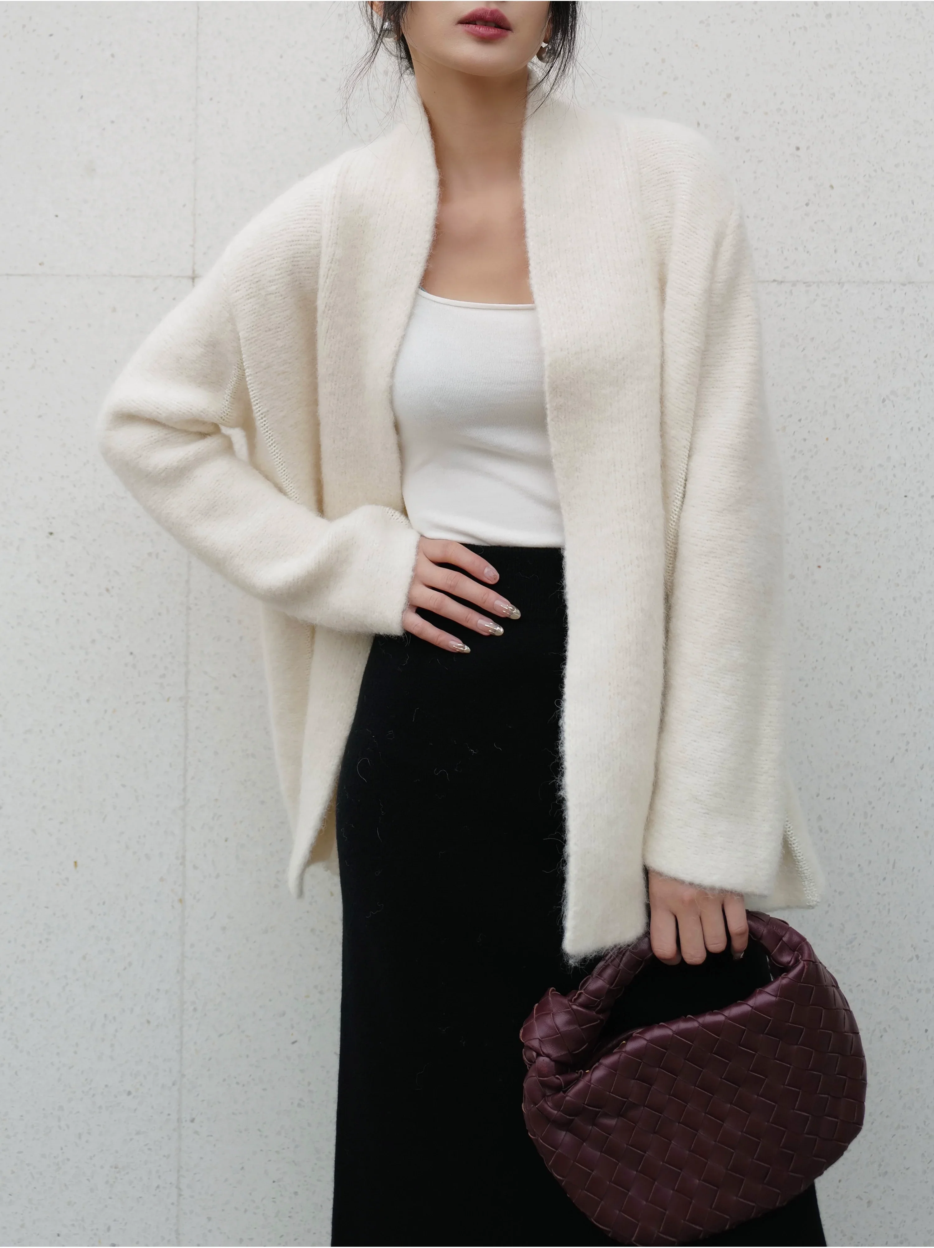 Alpaca Wool Cardigan - Image 3