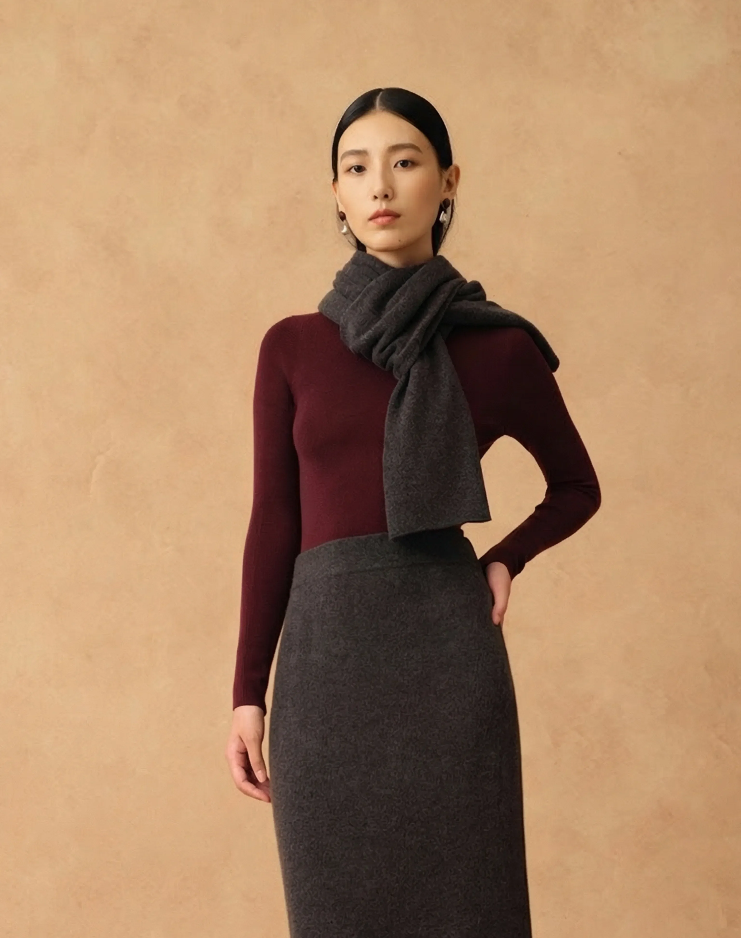 Alxa Baby Cashmere Oversized Scarf - Image 3