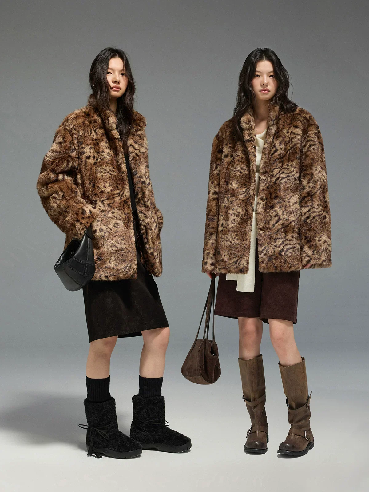 Animal Print Faux-Fur Coat - Image 2
