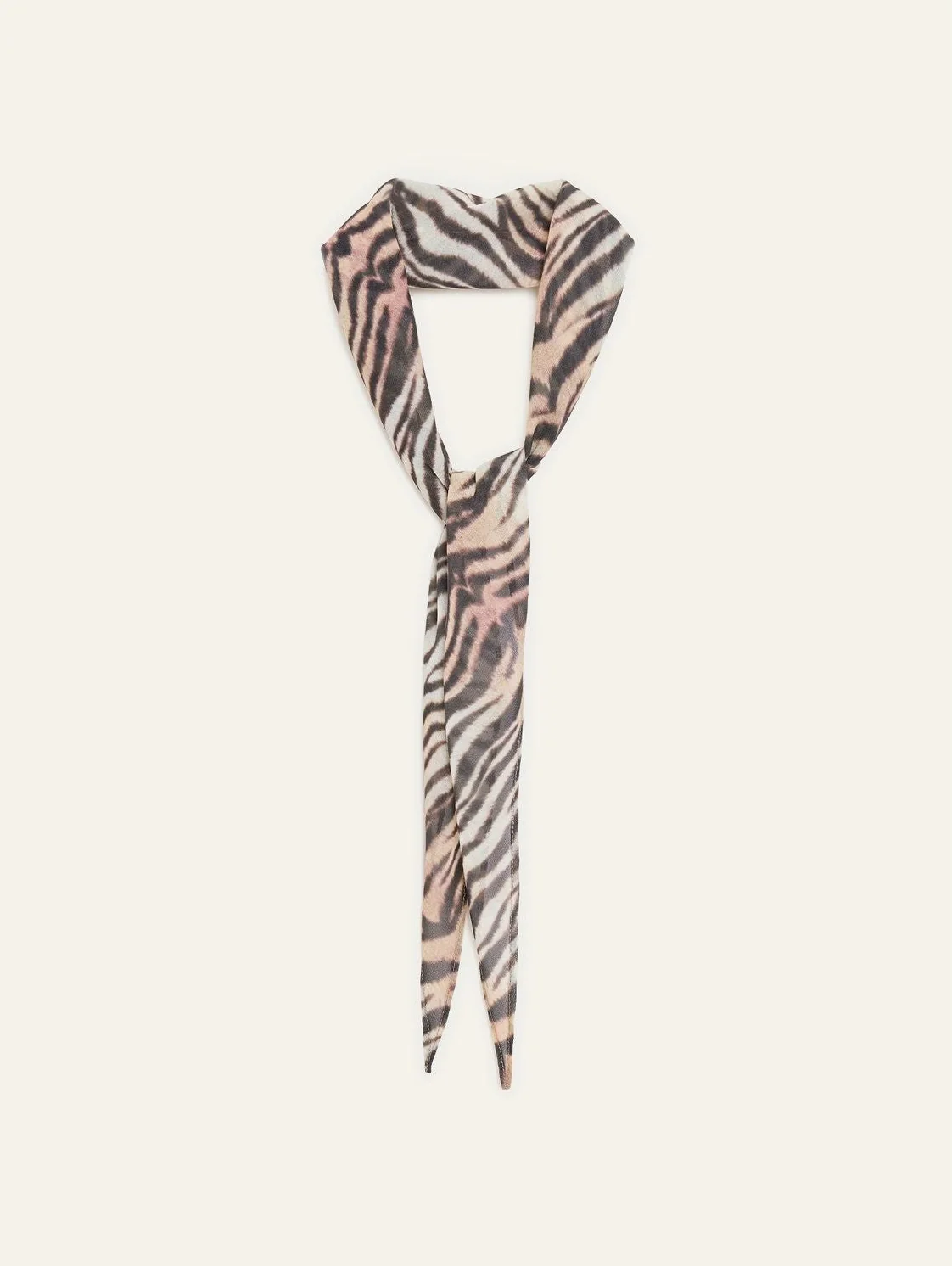 Animal Print Skinny Scarf - Image 6