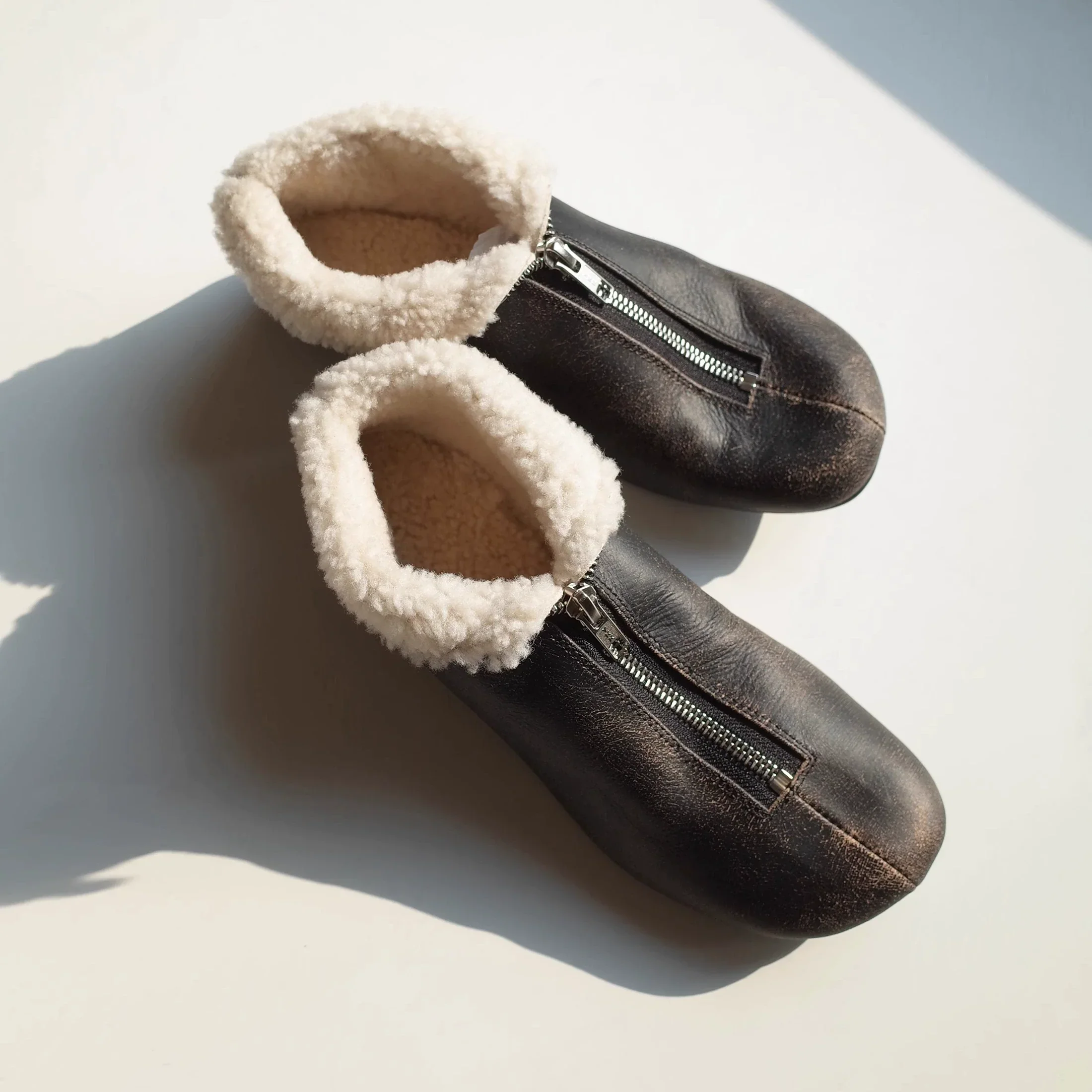 Ankle Zipper Boots - Image 2