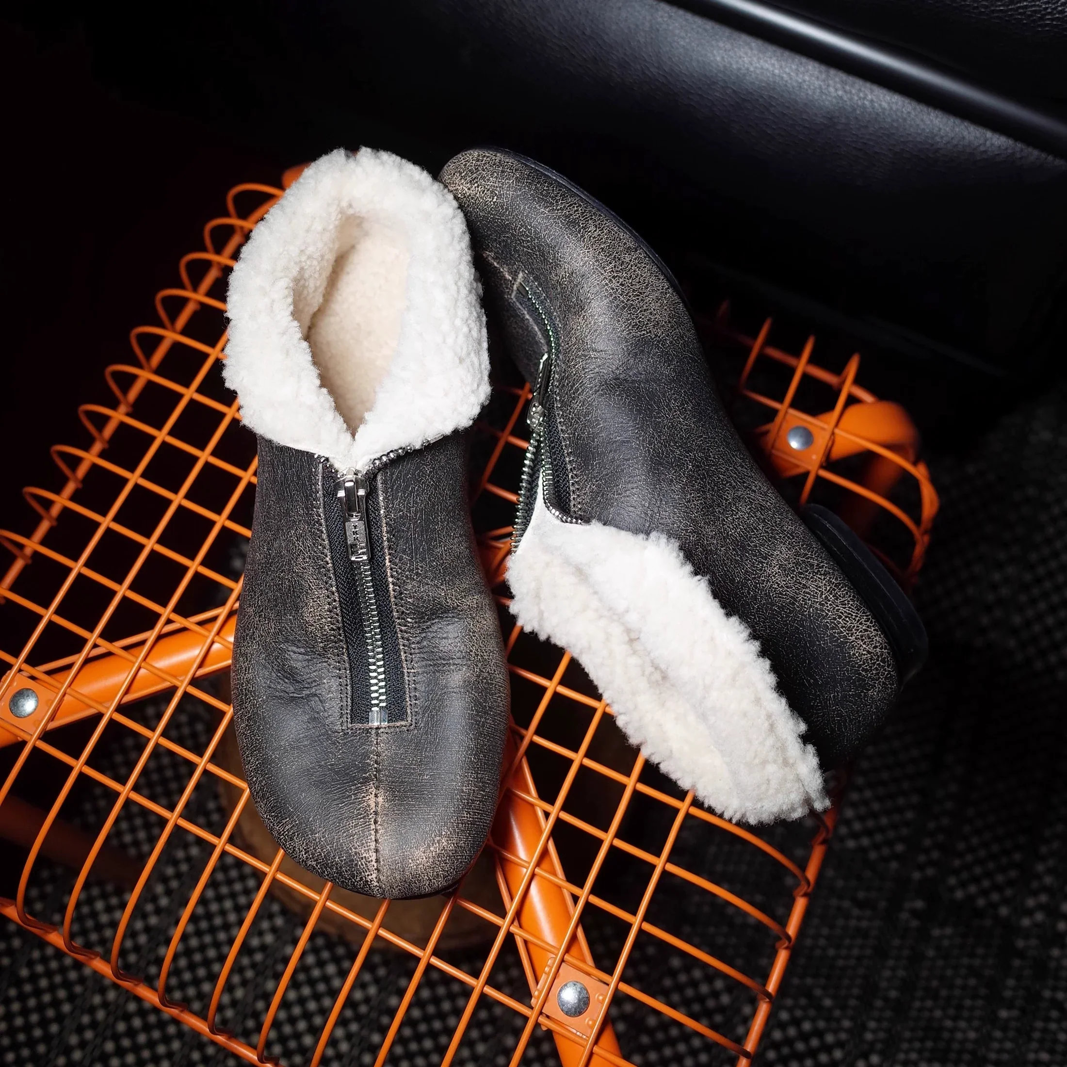 Ankle Zipper Boots - Image 4