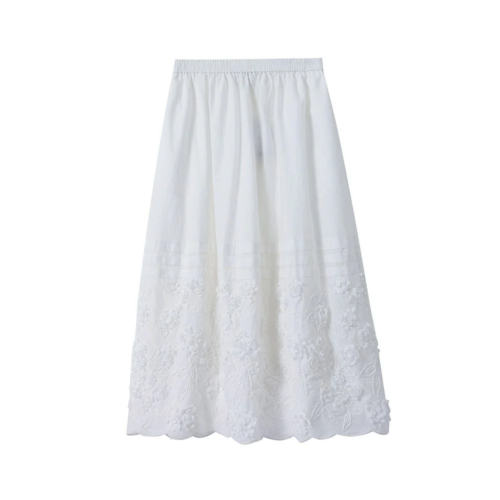 Appliqué Vest Skirt - Image 7