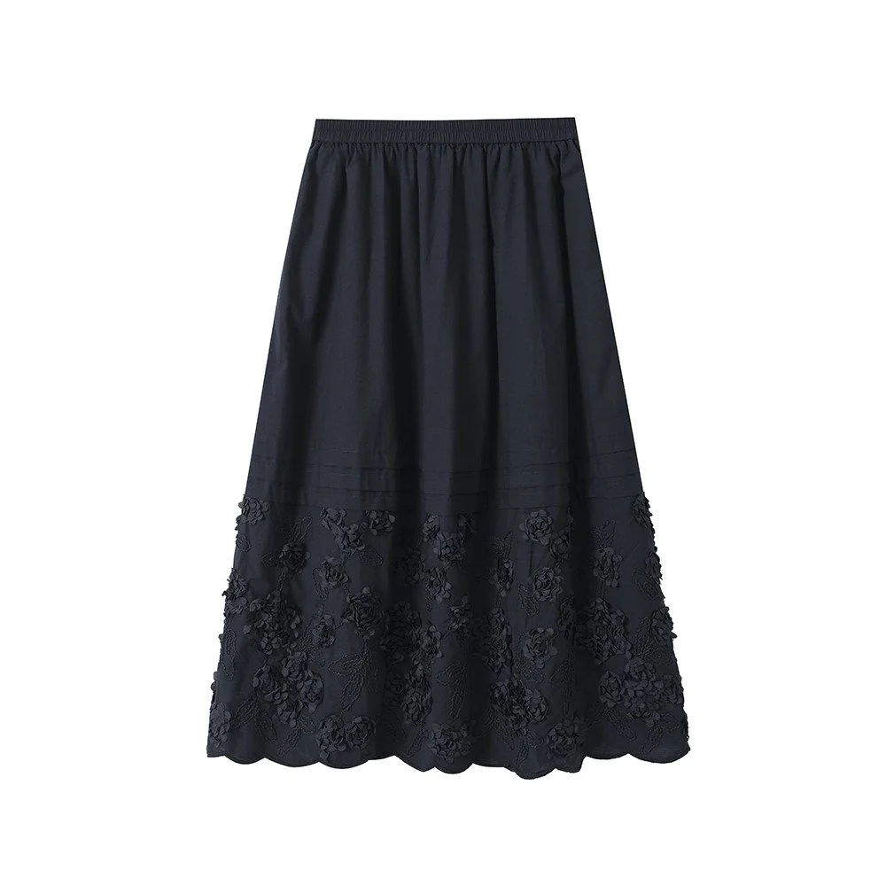 Appliqué Vest Skirt - Image 9