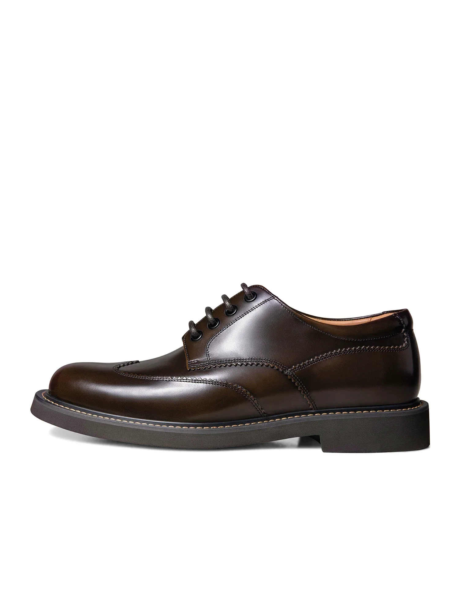 Apron-Toe Calf Leather Derby - Image 2