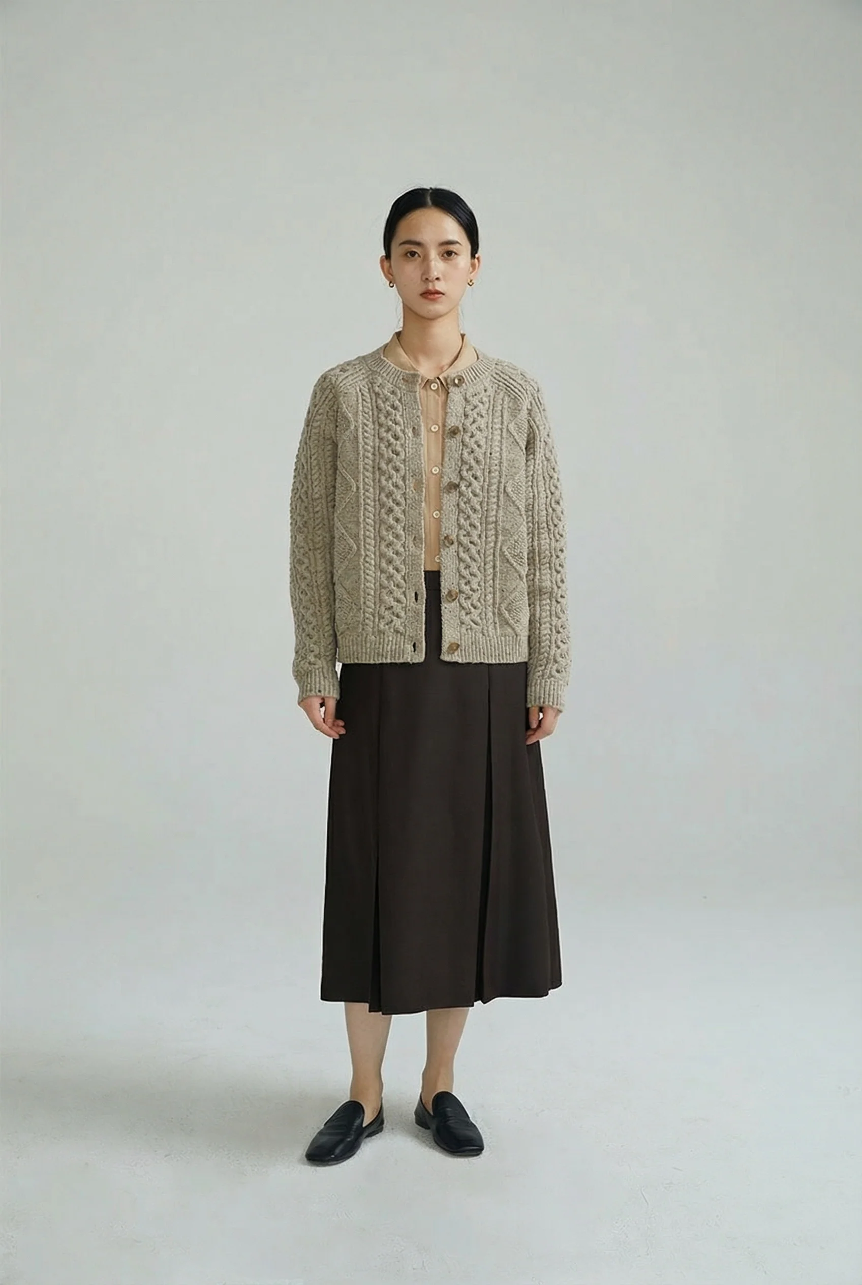 Aran Knit Cardigan - Image 5